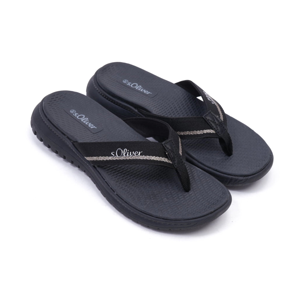 S. Oliver Women's Comfortable Flip-Flop Sandals Black