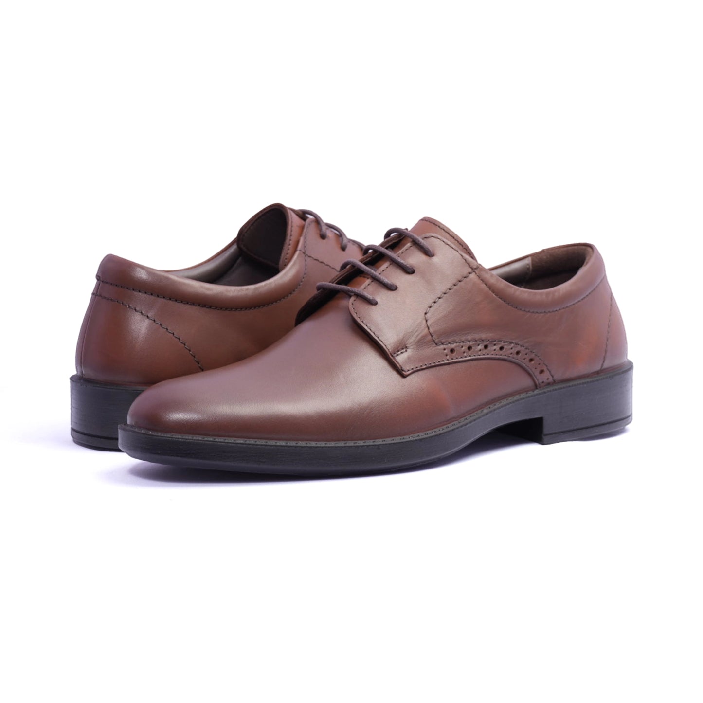 Comfort Plus Men's Derby Dress Shoes Tan