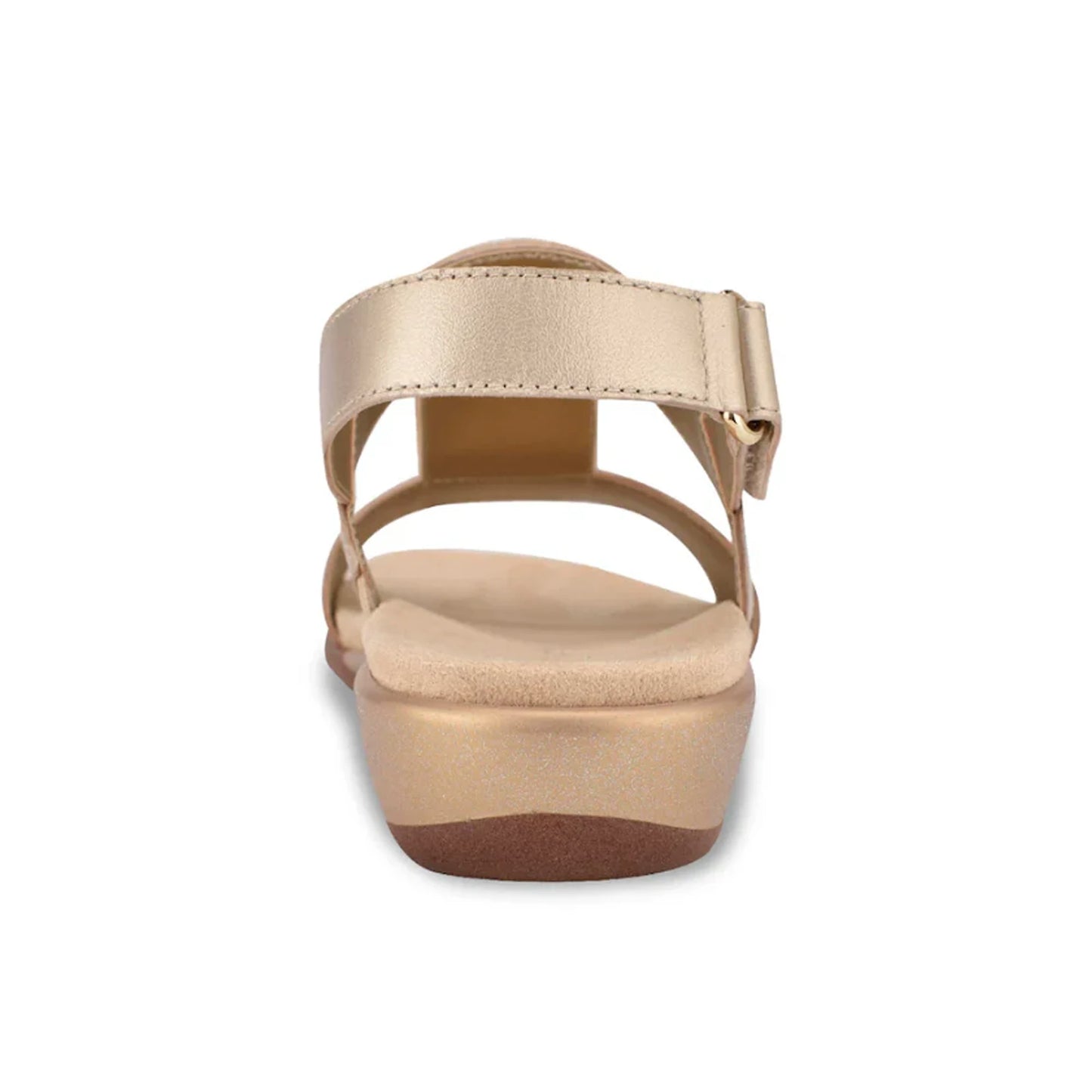 EASY SPIRIT LADIES SANDALS GOLD (LSDESSEHAZEL)