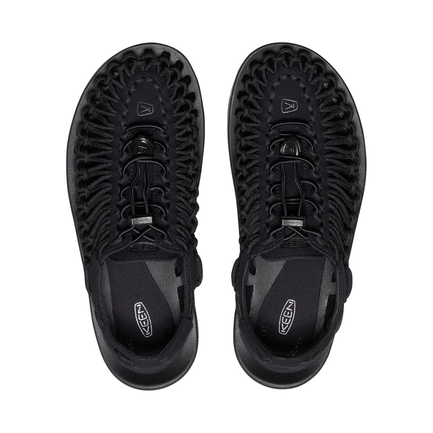 WOMEN UNEEK FLAT SANDALS BLACK/BLACK