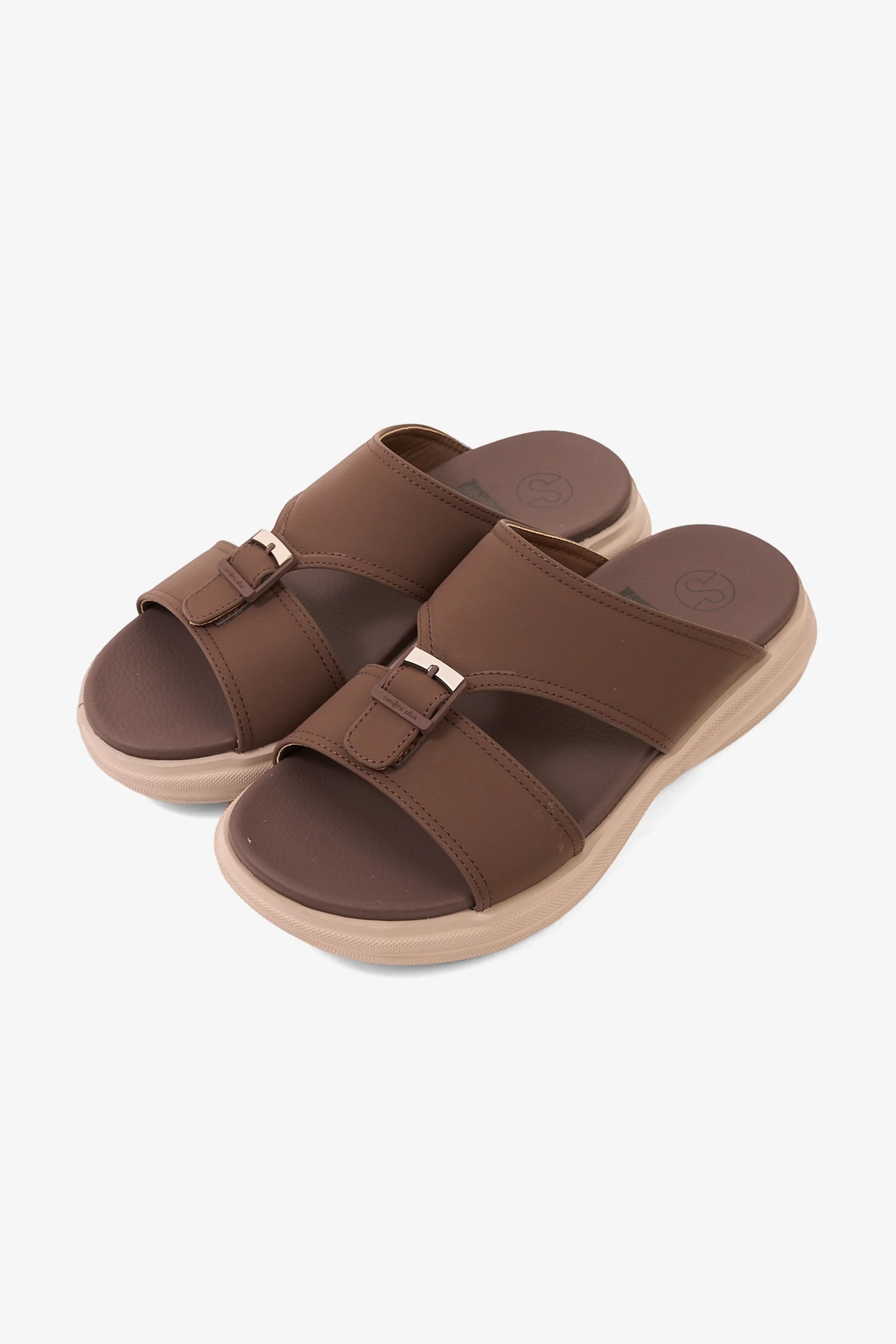 Comfort Plus Men's Infinite Comfort Arabic Sandals Coffee MSDGBCPDN102