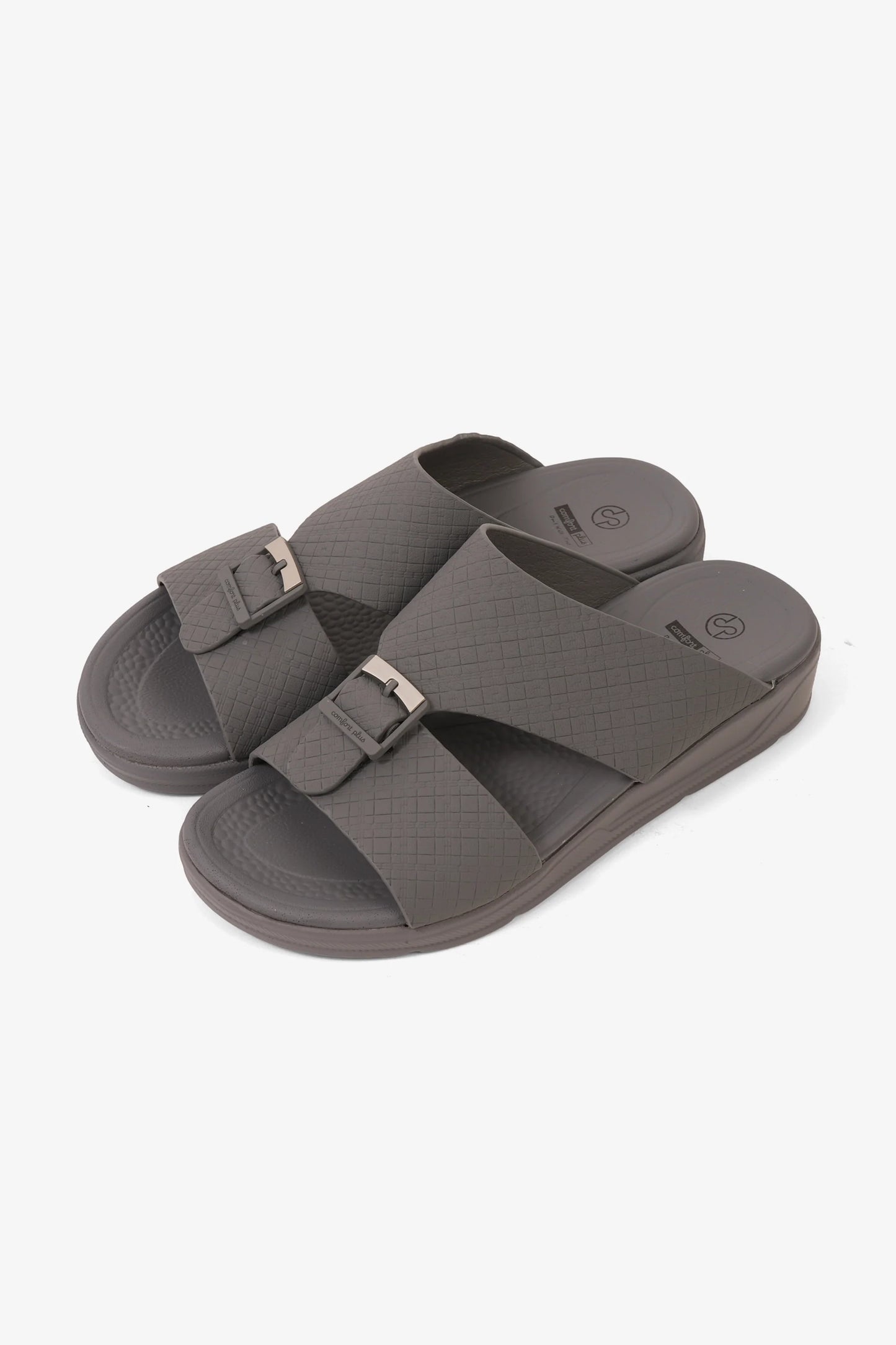 Comfort Plus Boys' Classic Arabic Sandals Grey BSDGBCPBY2201