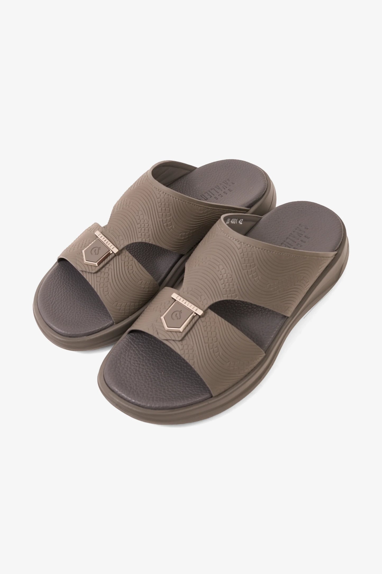 Cavalier Uomo Men's TheraBounce Luxe Arabic Sandals Grey MSDCVTB4001