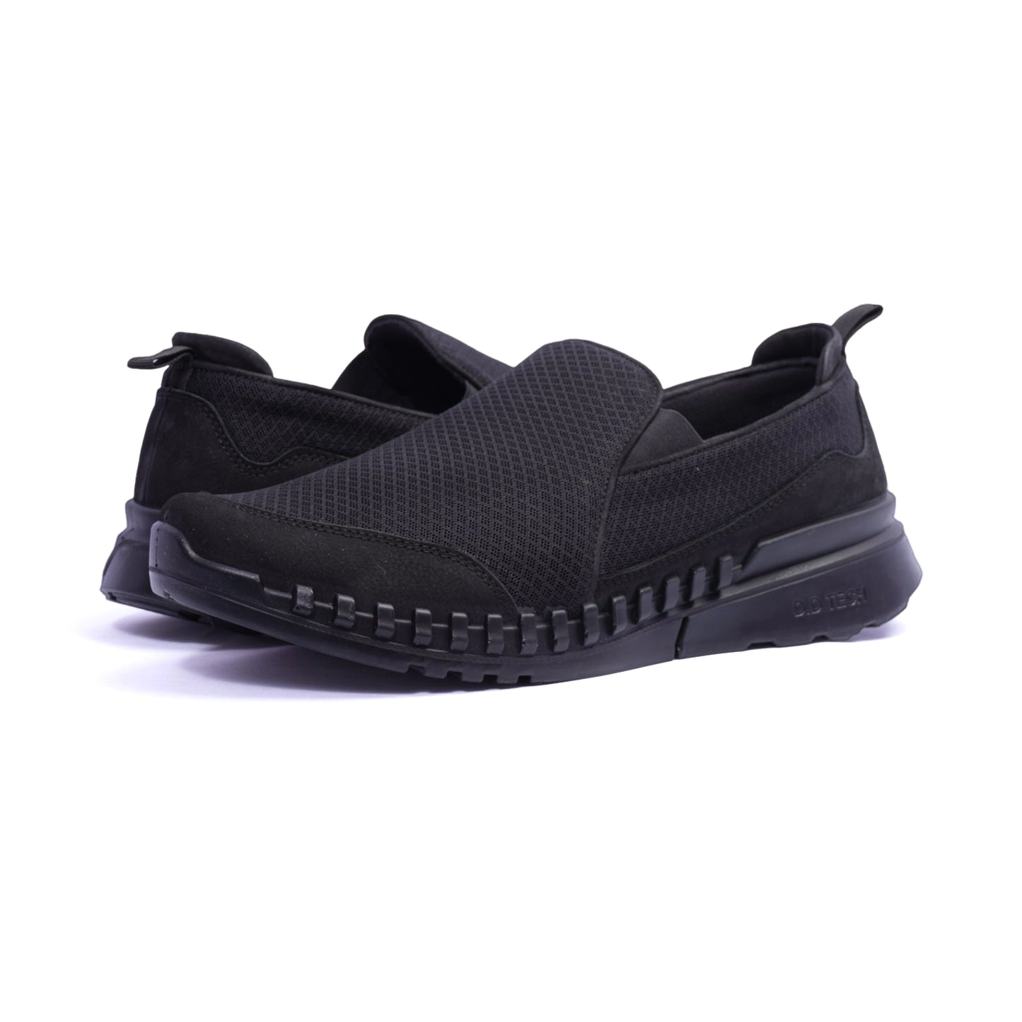 Comfort Plus Mesh Slip-On Sneaker For Men's Black