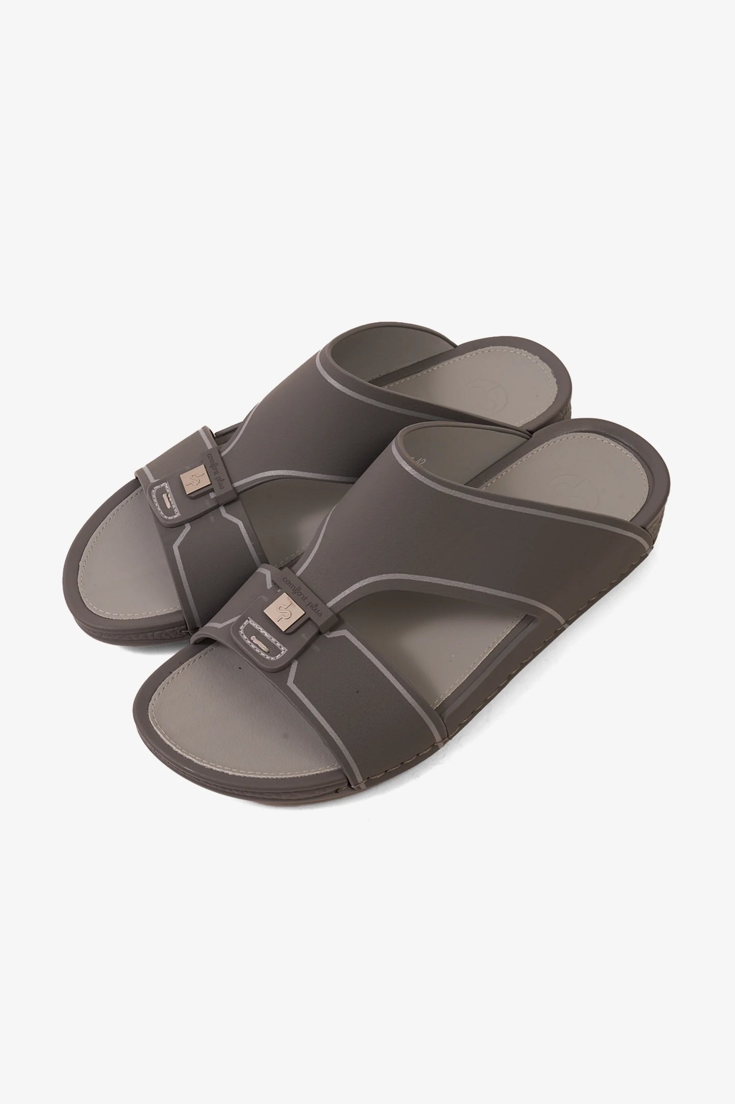 Comfort Plus Men's Equilibrium Walk Arabic Sandals Grey MSDGBCPAS107