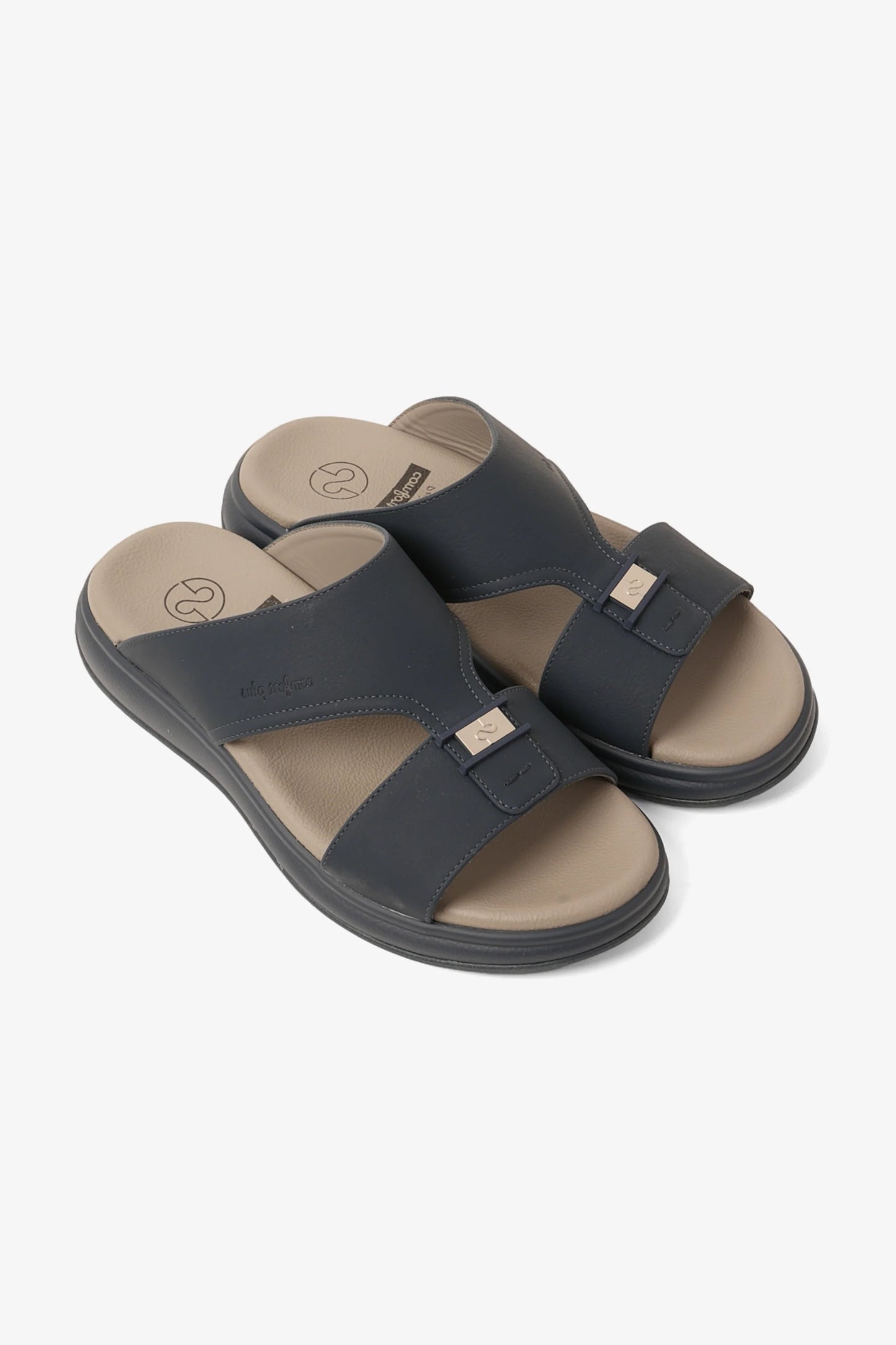 Comfort Plus Men's Super Sleek Sandals Navy MSDGBCPTD103