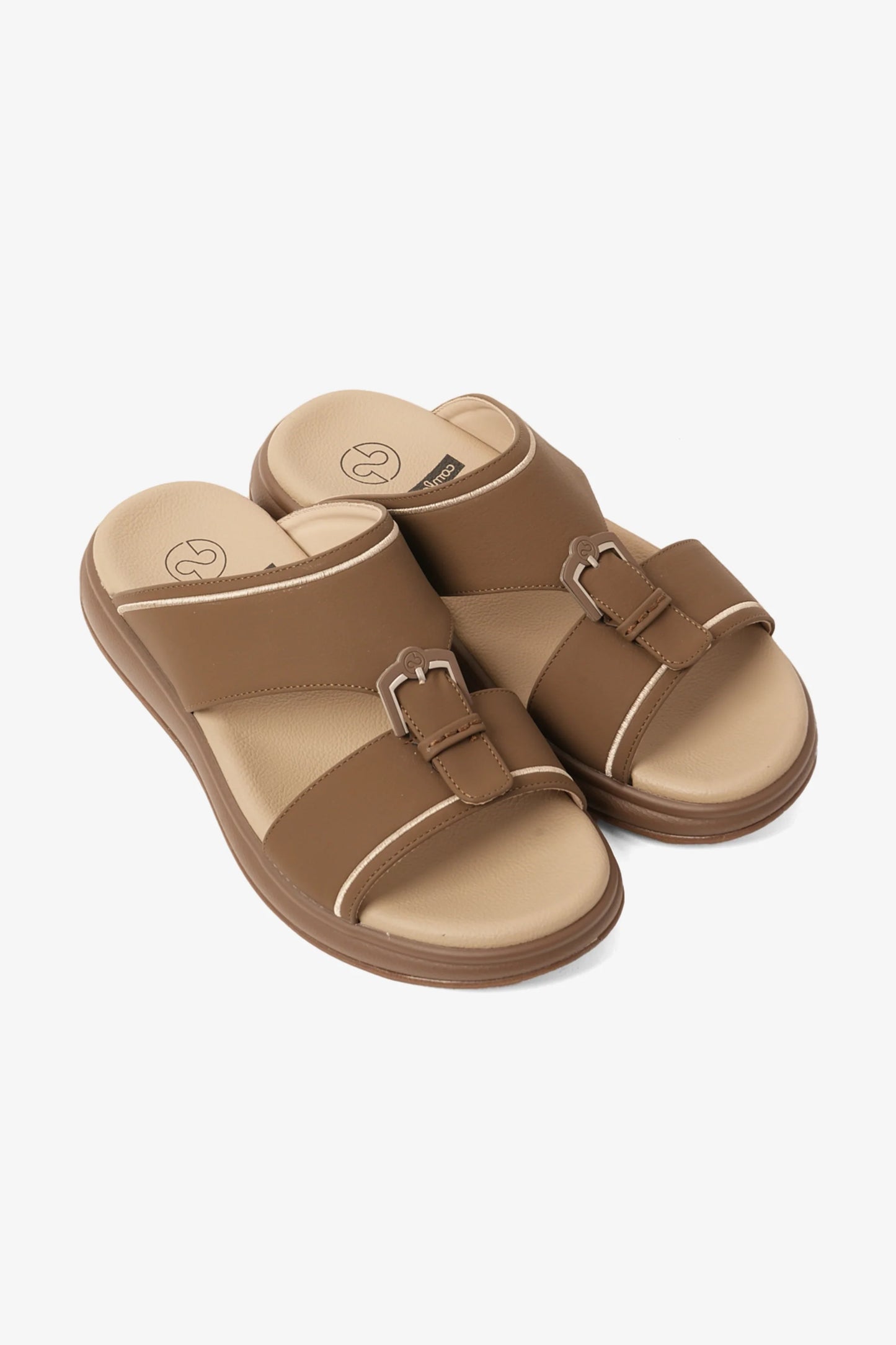 Comfort Plus Men's Adapt Arabic Sandals Brown MSDGBCPTD101
