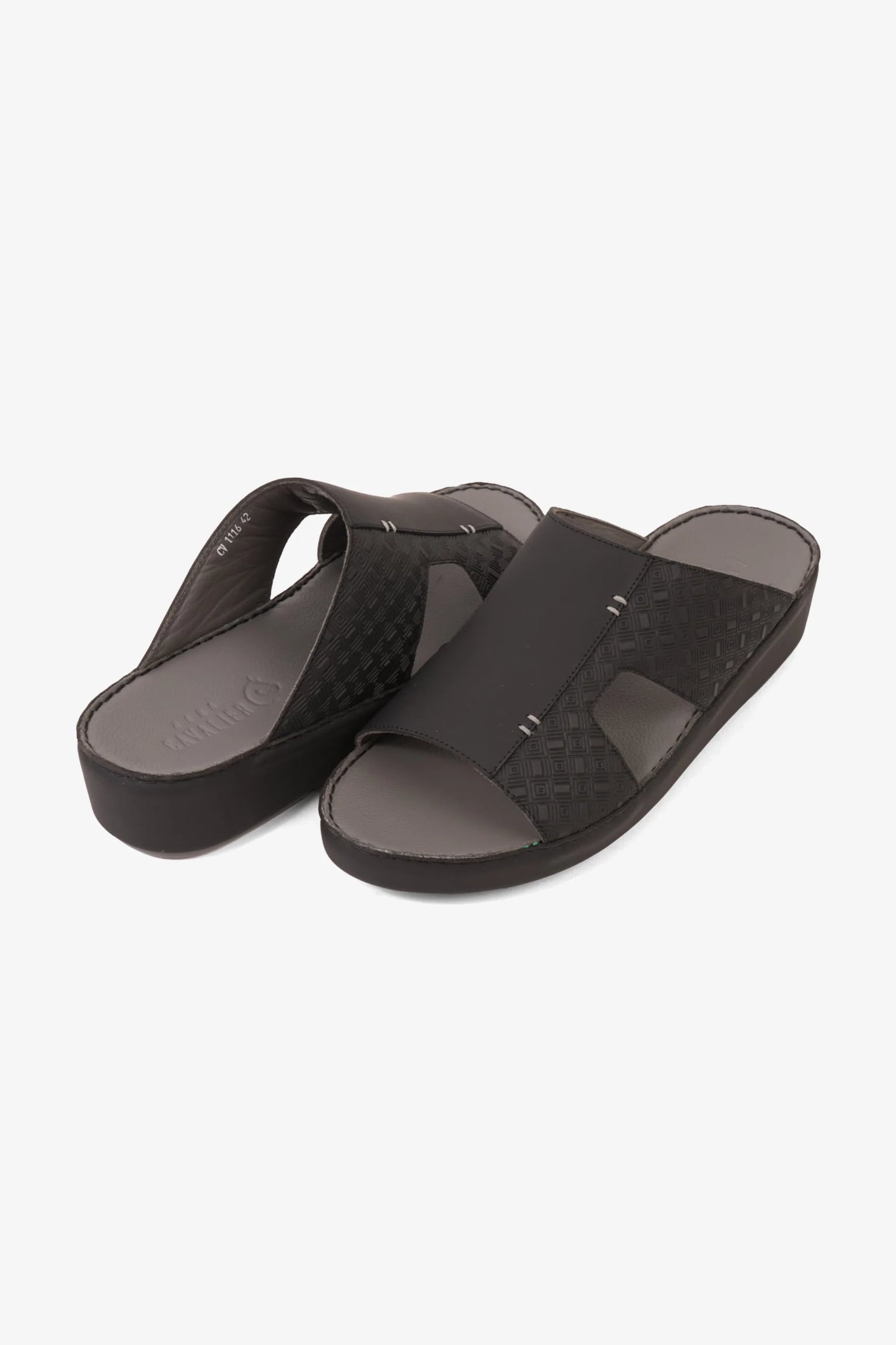 Cavalier Uomo Men's Elite Comfort Arabic Sandals Black MSDCV1116