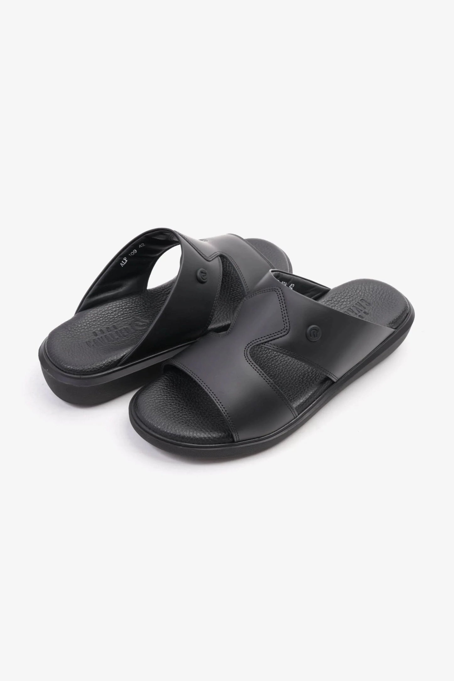 Cavalier Uomo Men's Stylish Sandals Black MSDCVALP109
