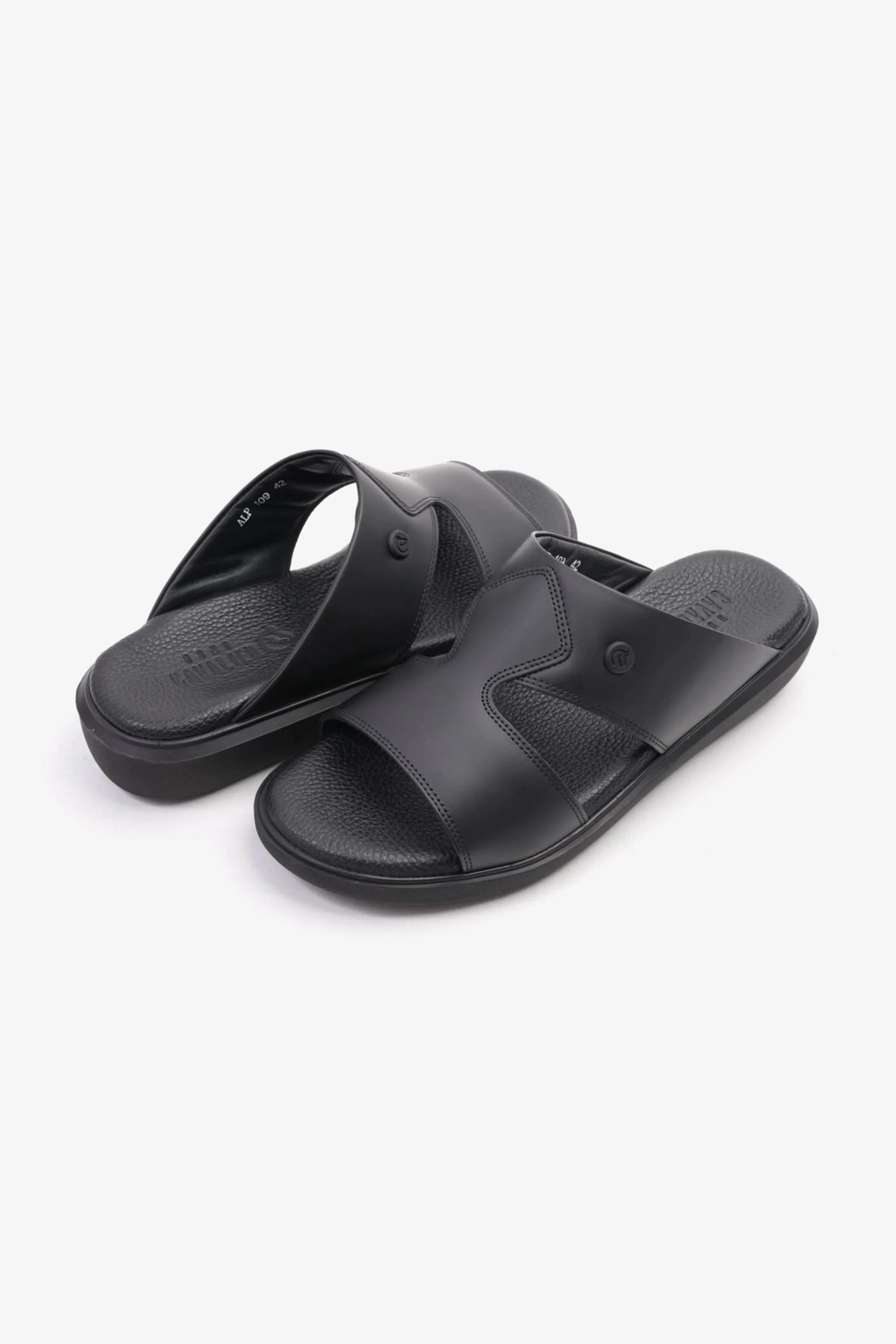 Cavalier Uomo Men's Stylish Sandals Black MSDCVALP109
