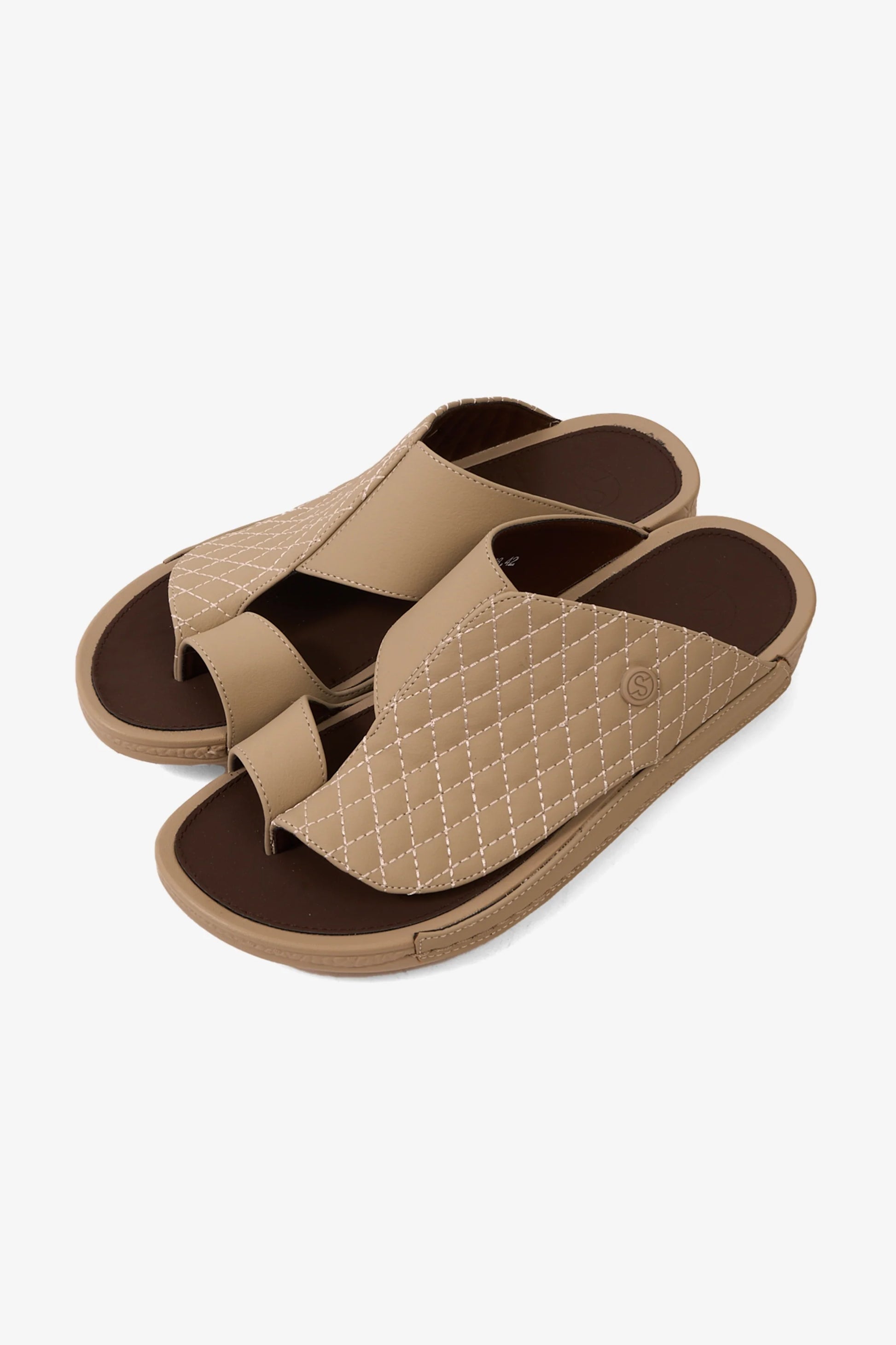 Comfort Plus Men's Prime Motion Arabic Sandals Beige MSDGBCPAS108