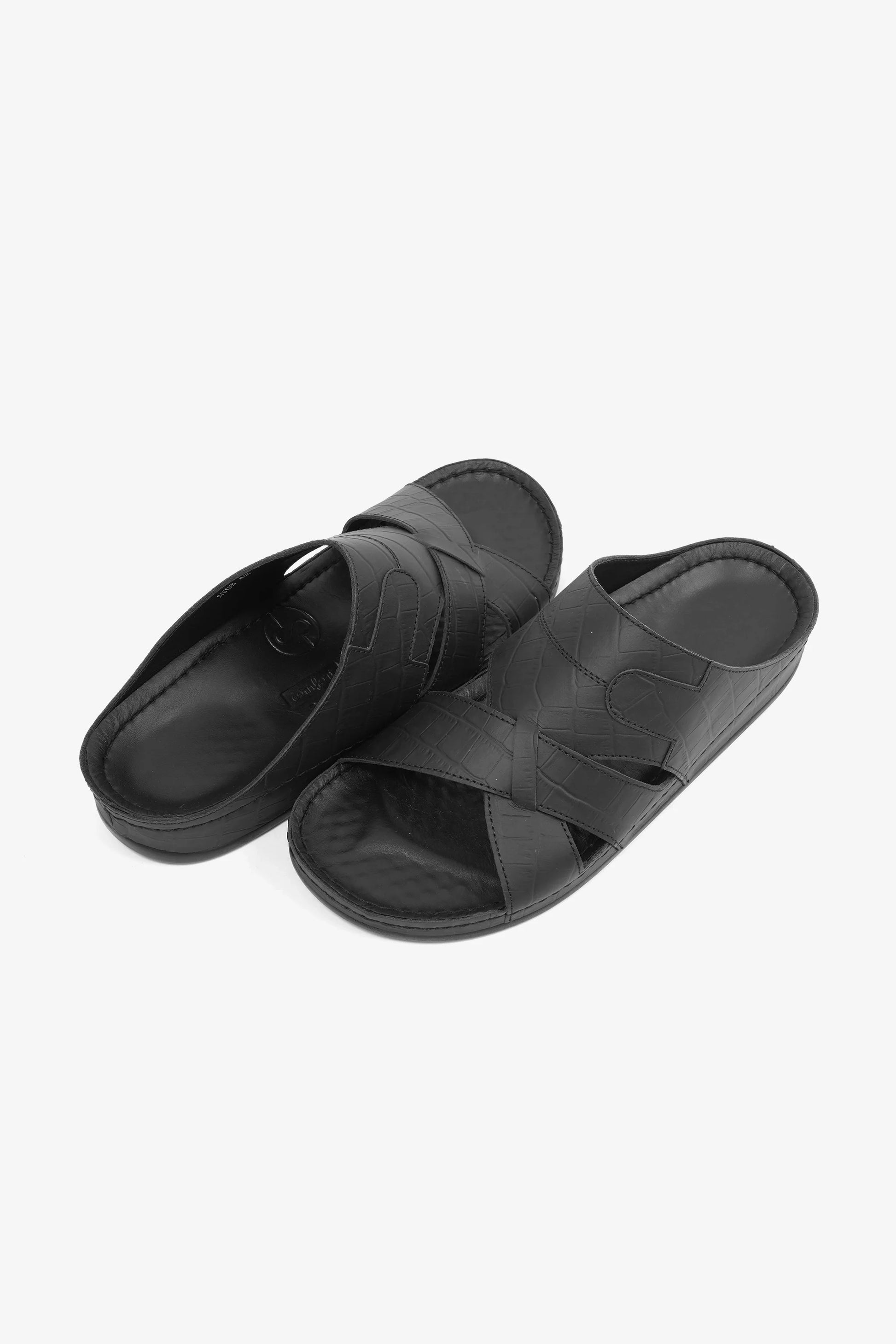 Comfort Plus Men's Arabic Sandals Black MSDCPAV03