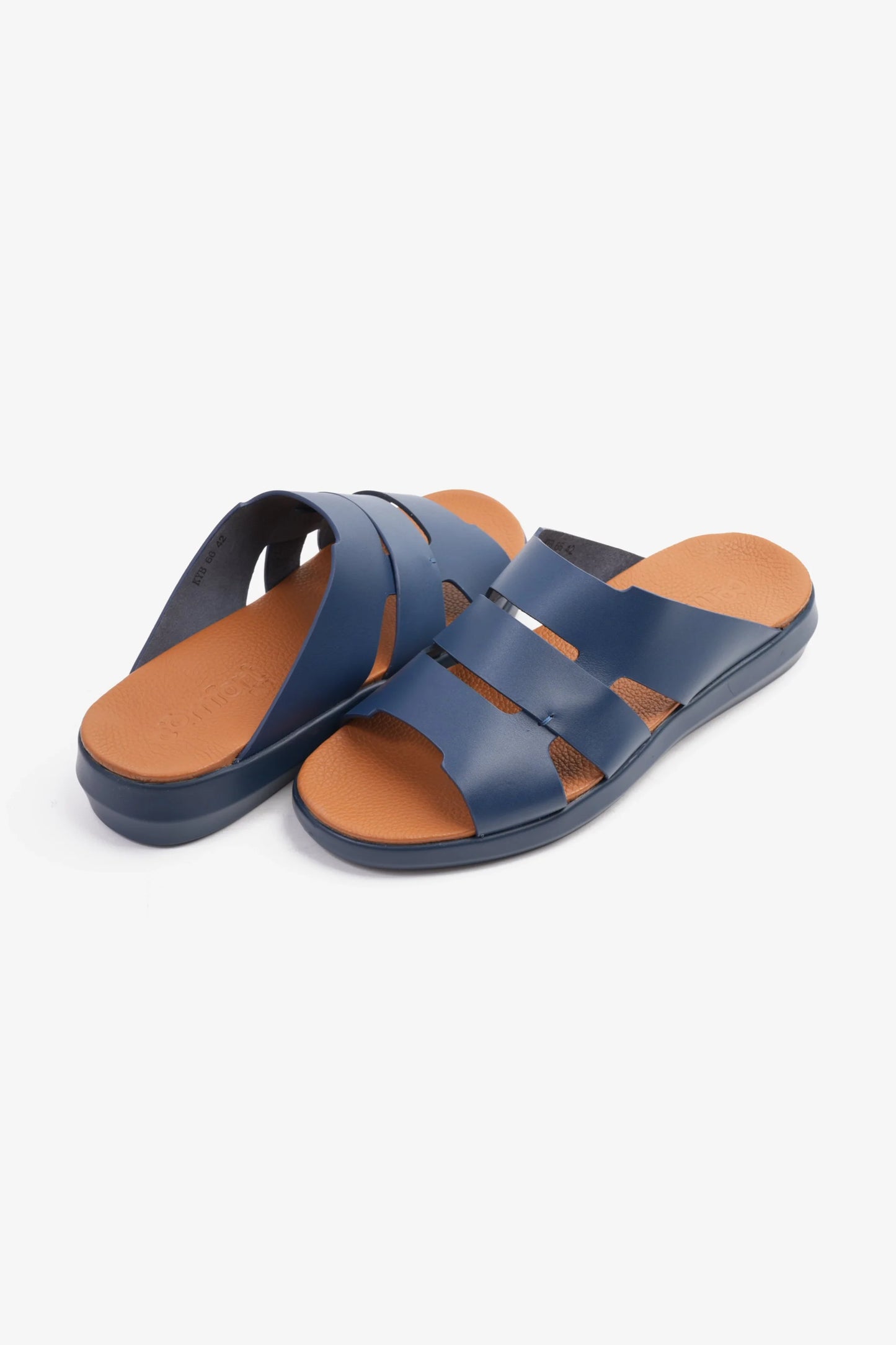 Comfort Plus Men's 2.2mm Arabic Sandals Navy MSDCPKYB66
