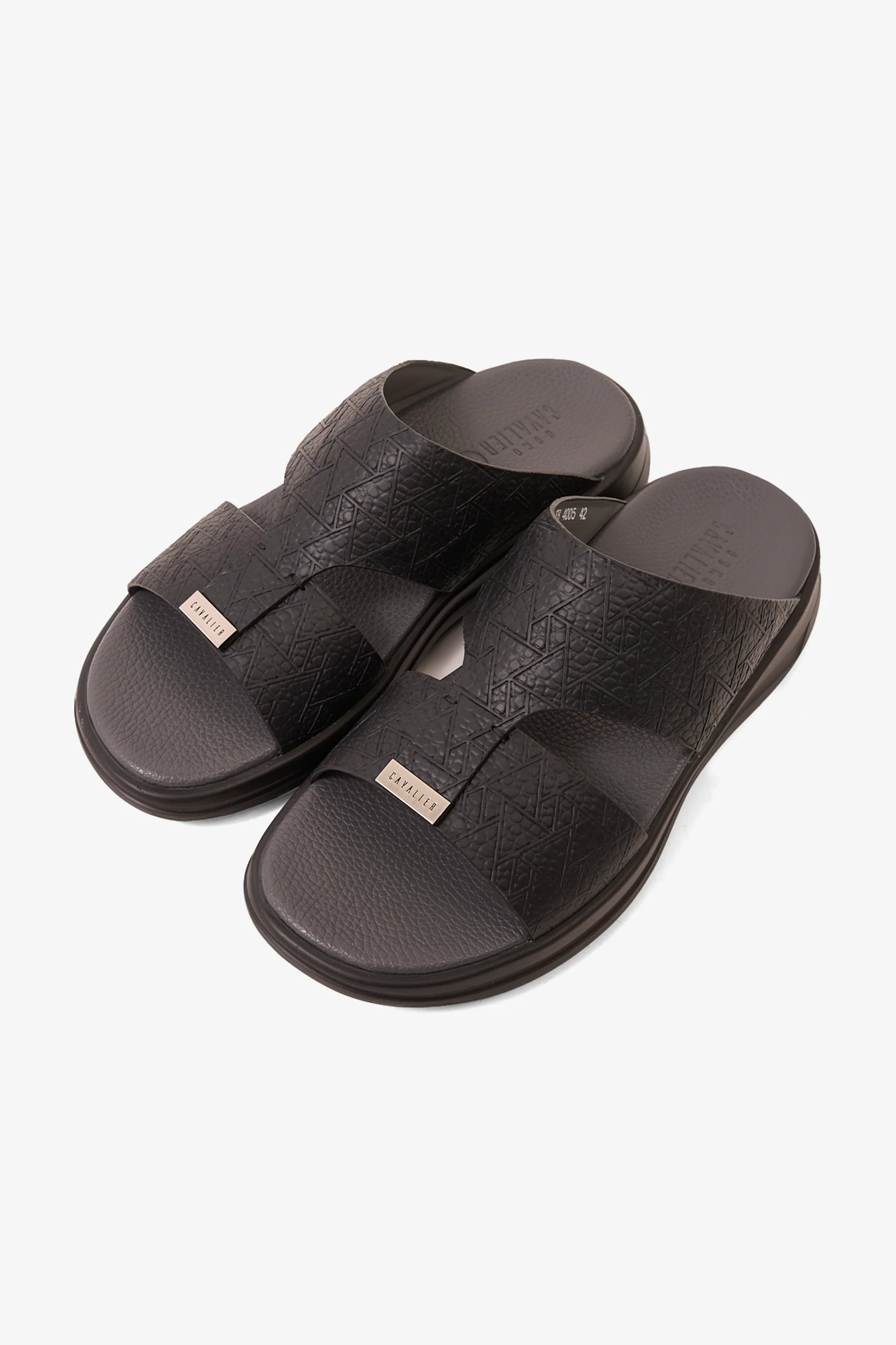 Cavalier Uomo Men's TheraBounce Royale Sandals Black MSDCVTB4005