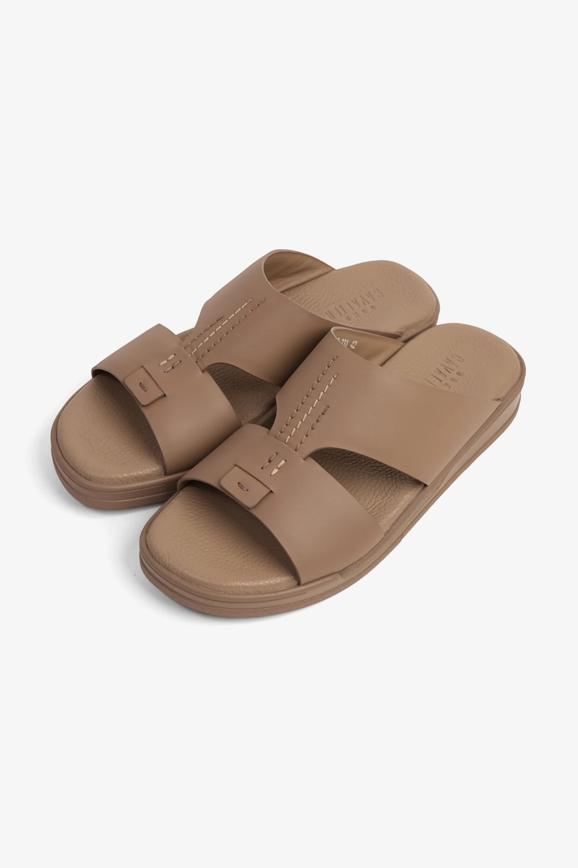 Cavalier Uomo Men's Leather Sandals Earth MSDCVHAR331