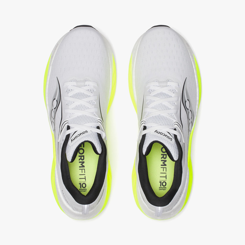 SAUCONY TRIUMPH 22 WHITE/CITRON