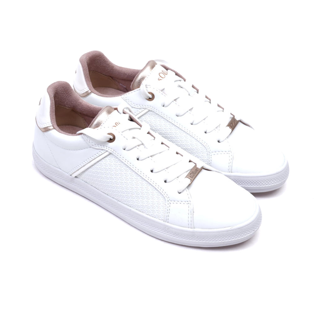 S. Oliver Breathable and Comfortable Women Sneakers White