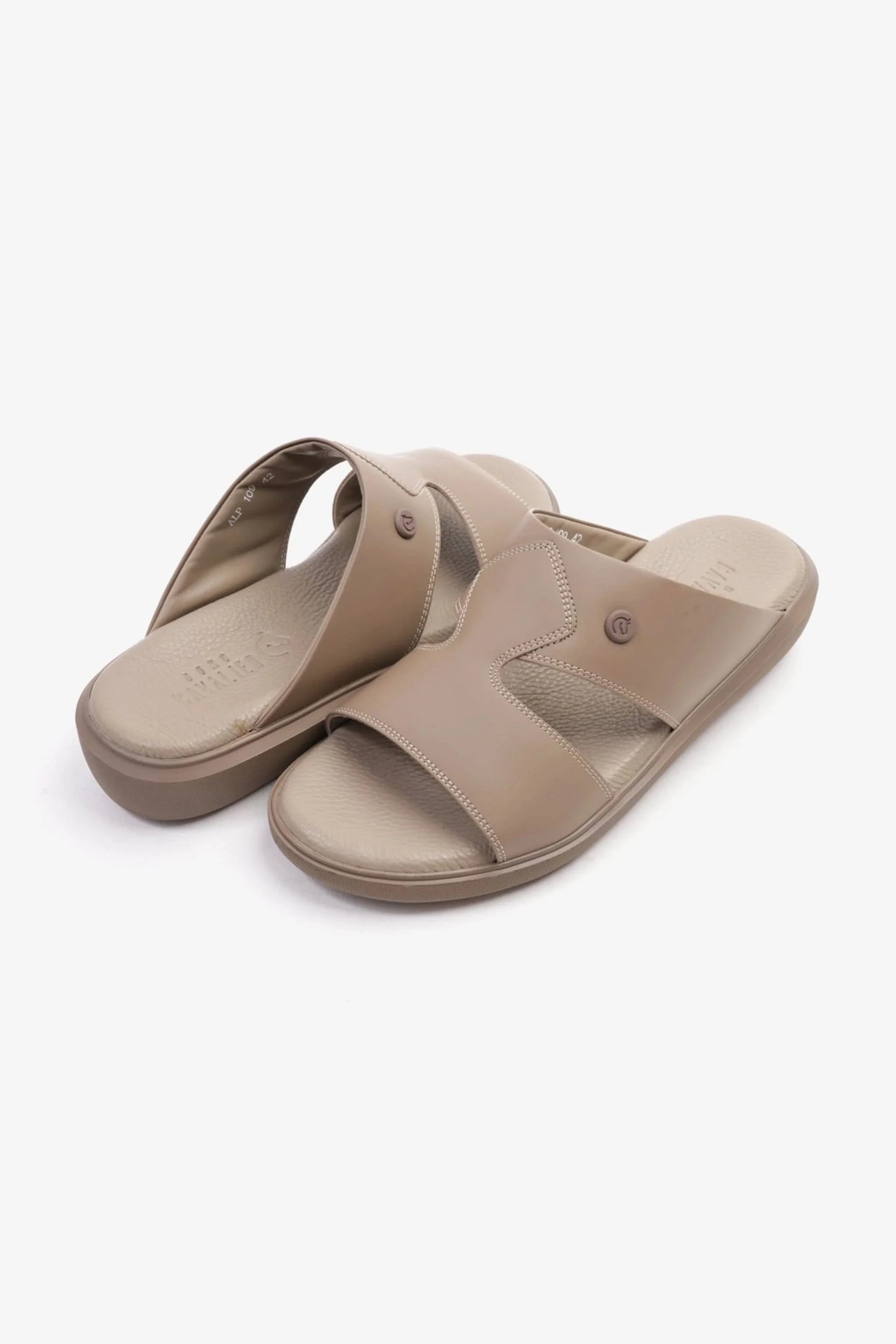 Cavalier Uomo Men's Comfortable Footbed Sandals Stone MSDCVALP109