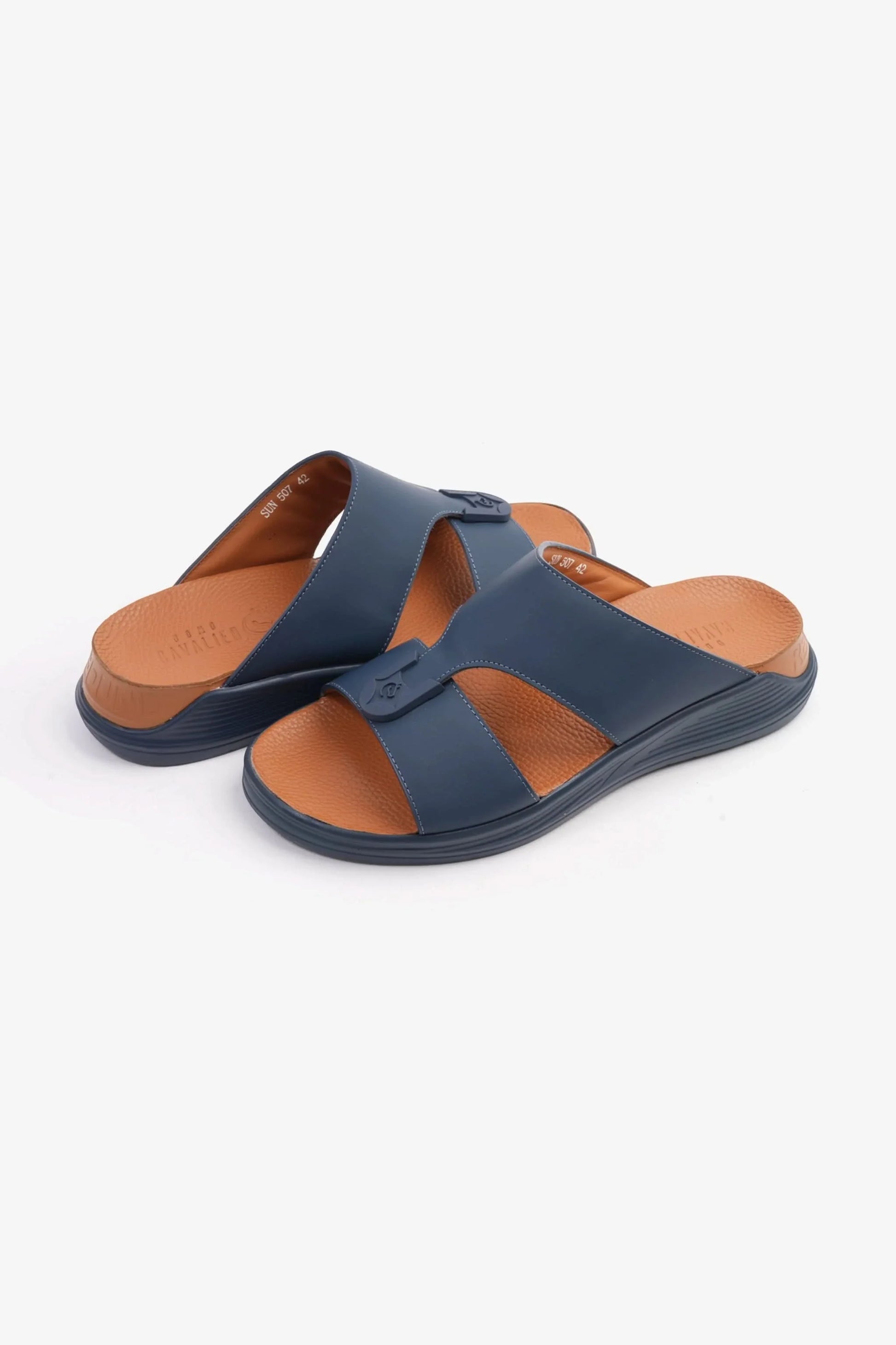 Cavalier Uomo Men's Classic Arabic Sandals Navy MSDCVSUN507