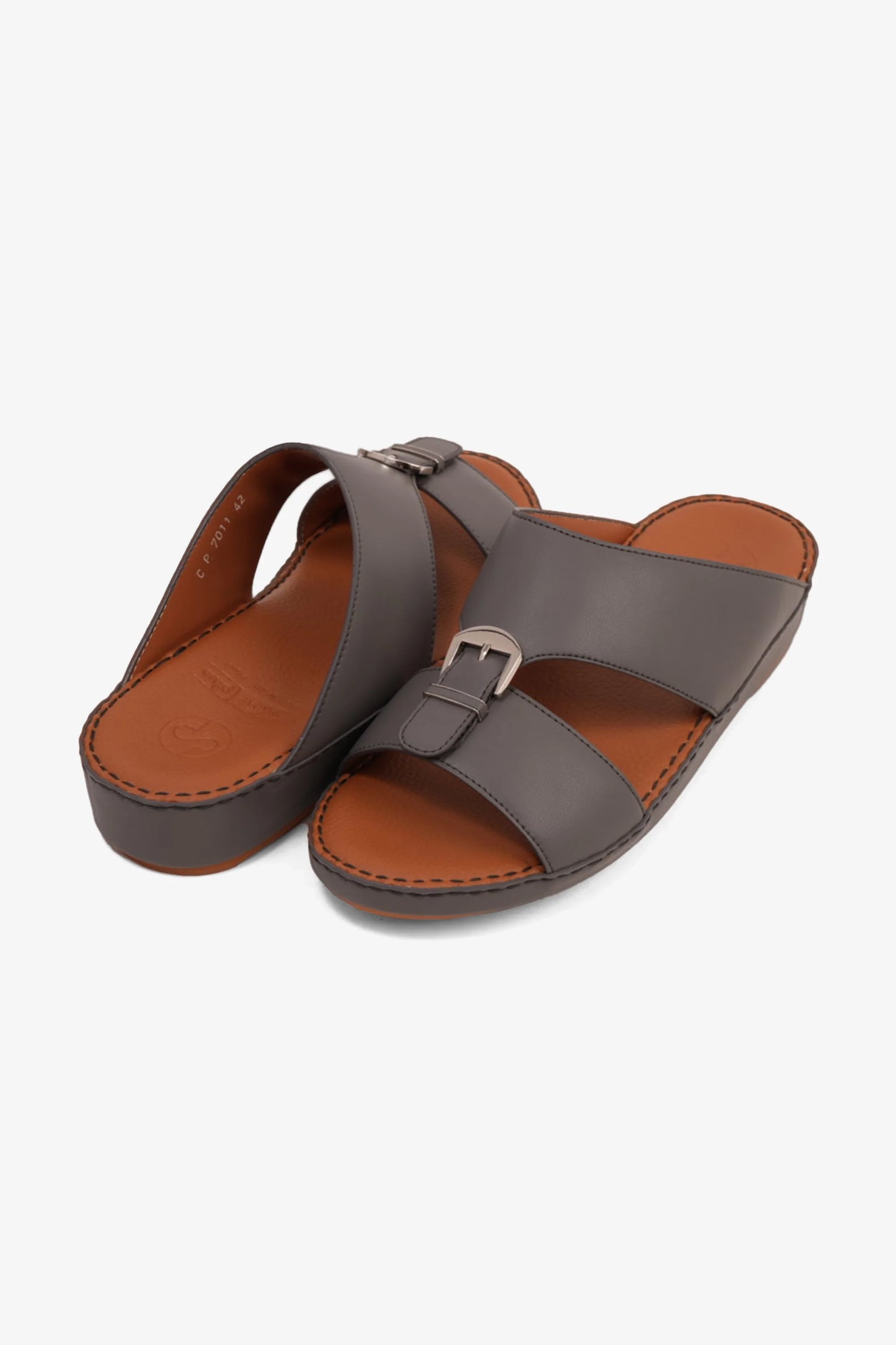 Comfort Plus Men's Arabic Sandals Dark Grey MSDCP7011