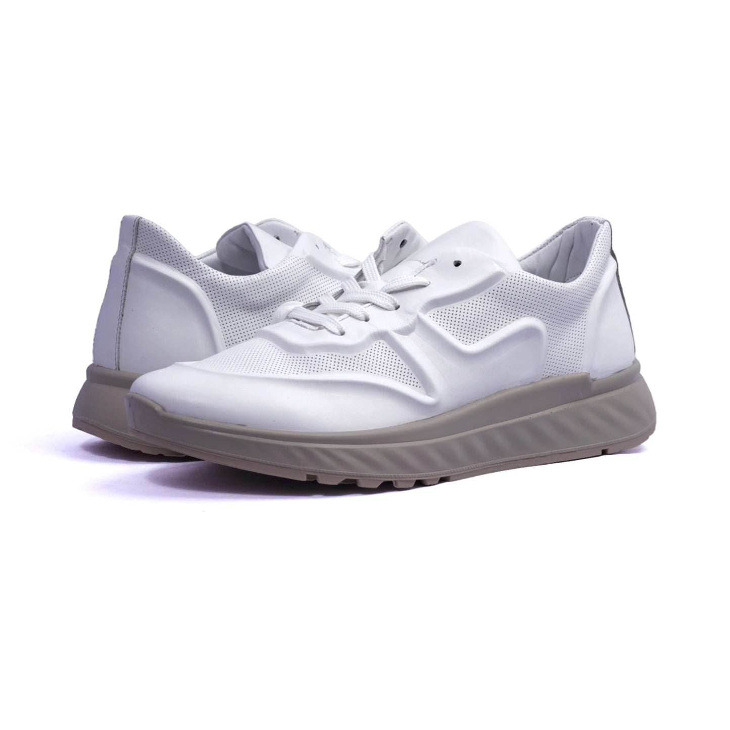 Comfort Plus Men's Stylish Sneakers White