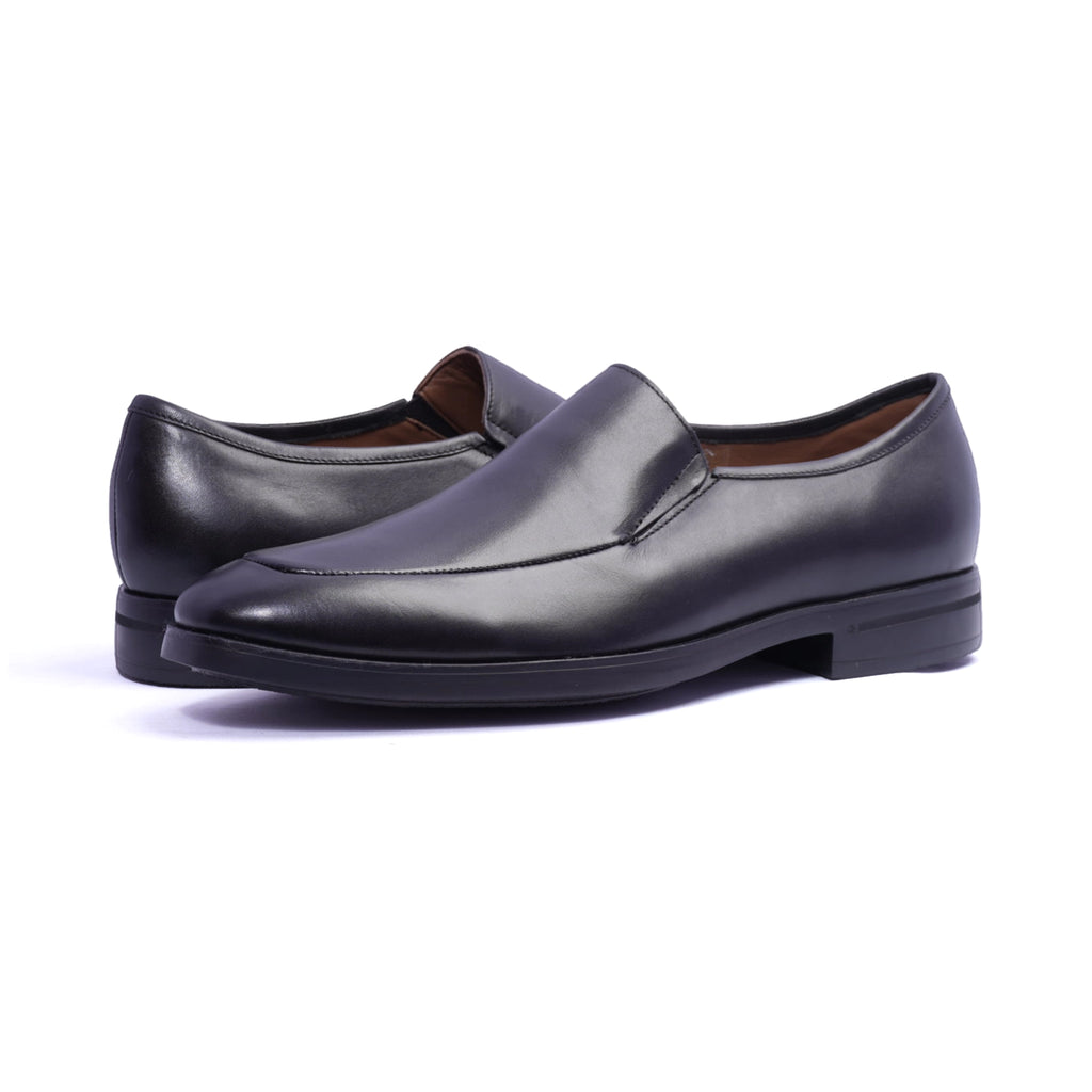 Comfort Plus Classic Leather Loafers For Men's Black