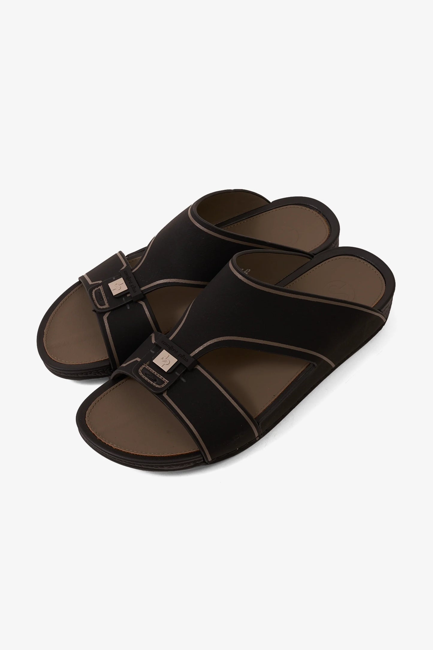 Comfort Plus Men's Equilibrium Walk Arabic Sandals Black MSDGBCPAS107
