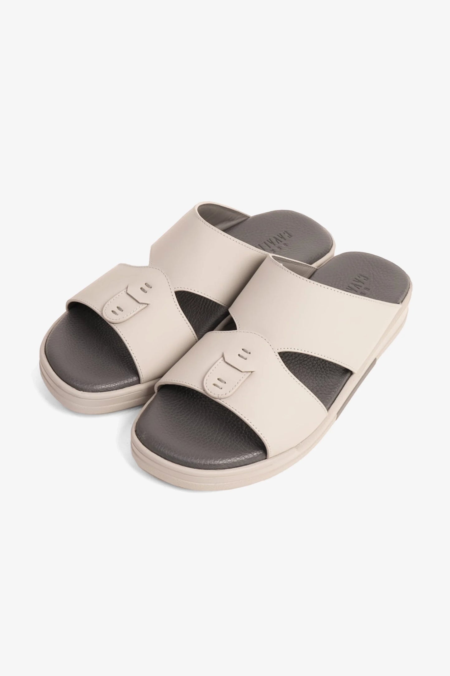 Cavalier Uomo Men's Arabic Sandals Light Grey MSDCVHAR329