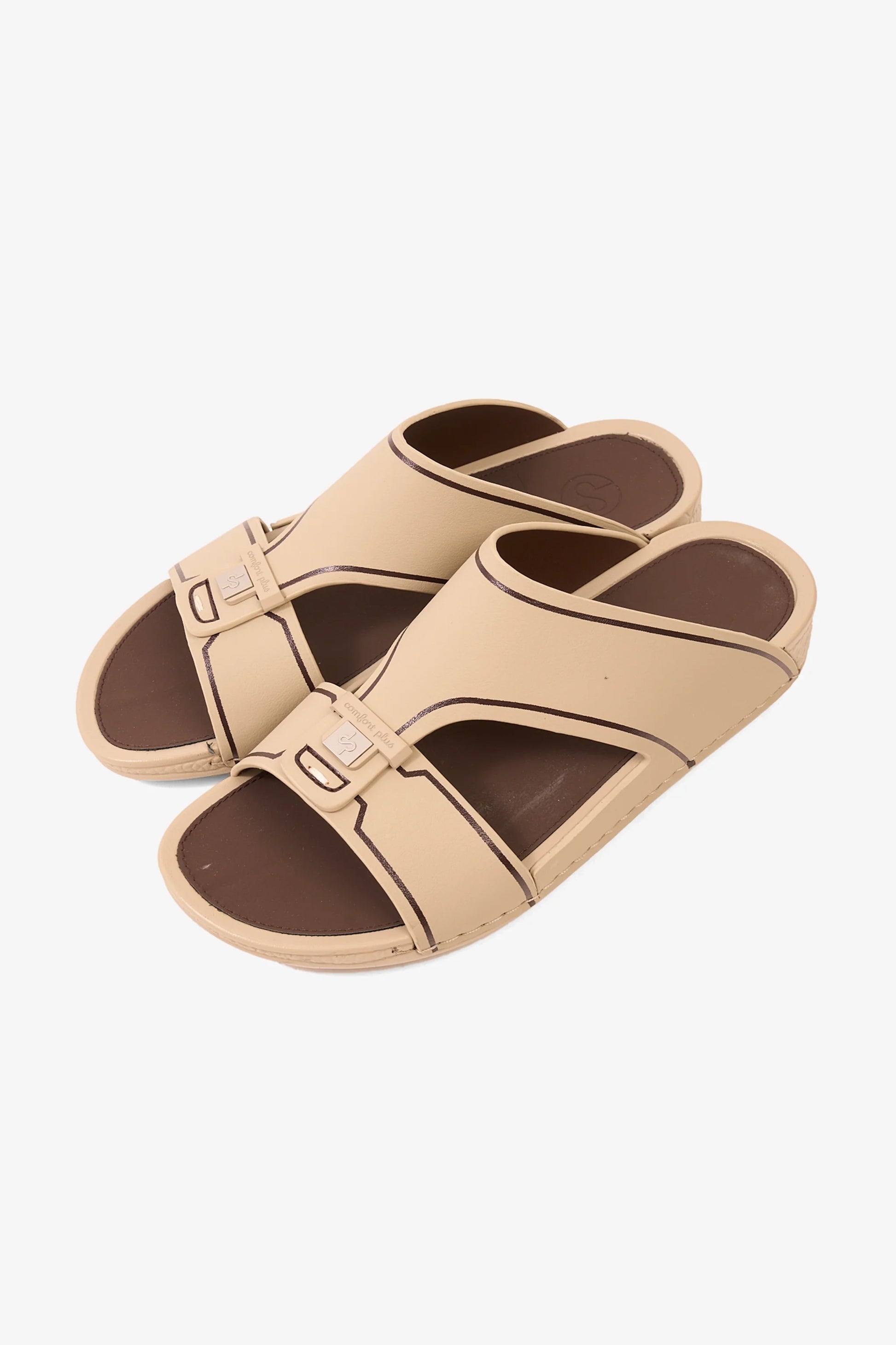 Comfort Plus Men's Equilibrium Walk Arabic Sandals Beige MSDGBCPAS107
