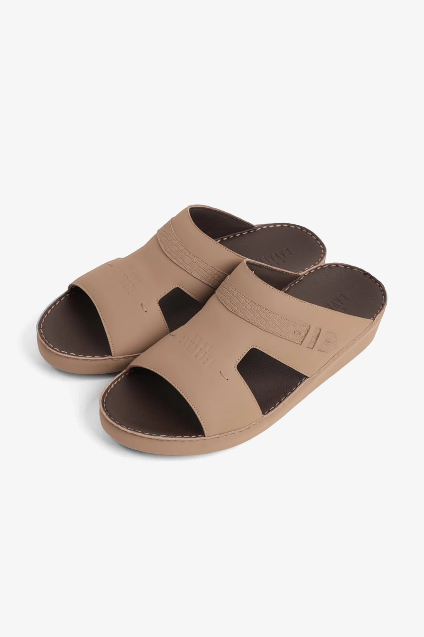 Cavalier Uomo Men's Arabic Sandals Stone MSDCV1109