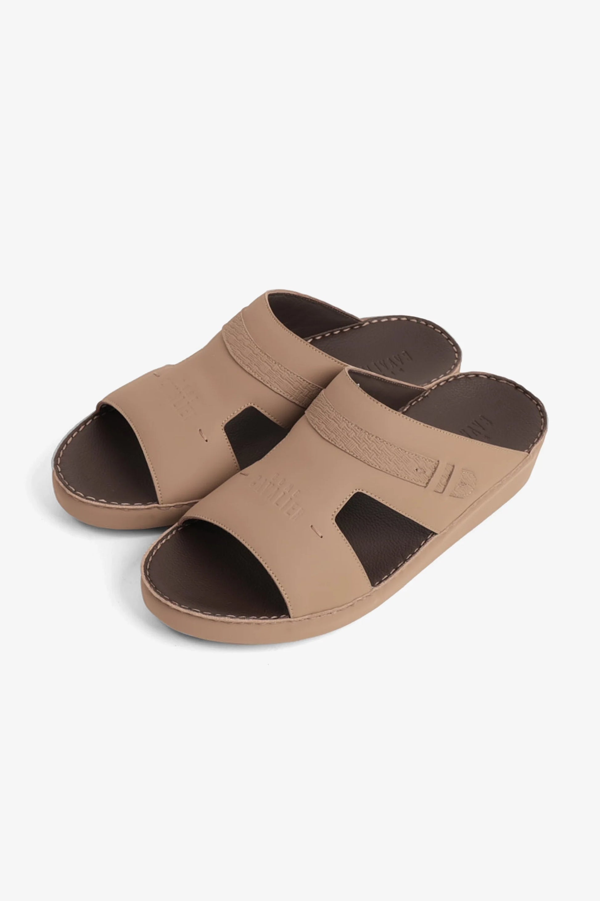 Cavalier Uomo Men's Arabic Sandals Stone MSDCV1109