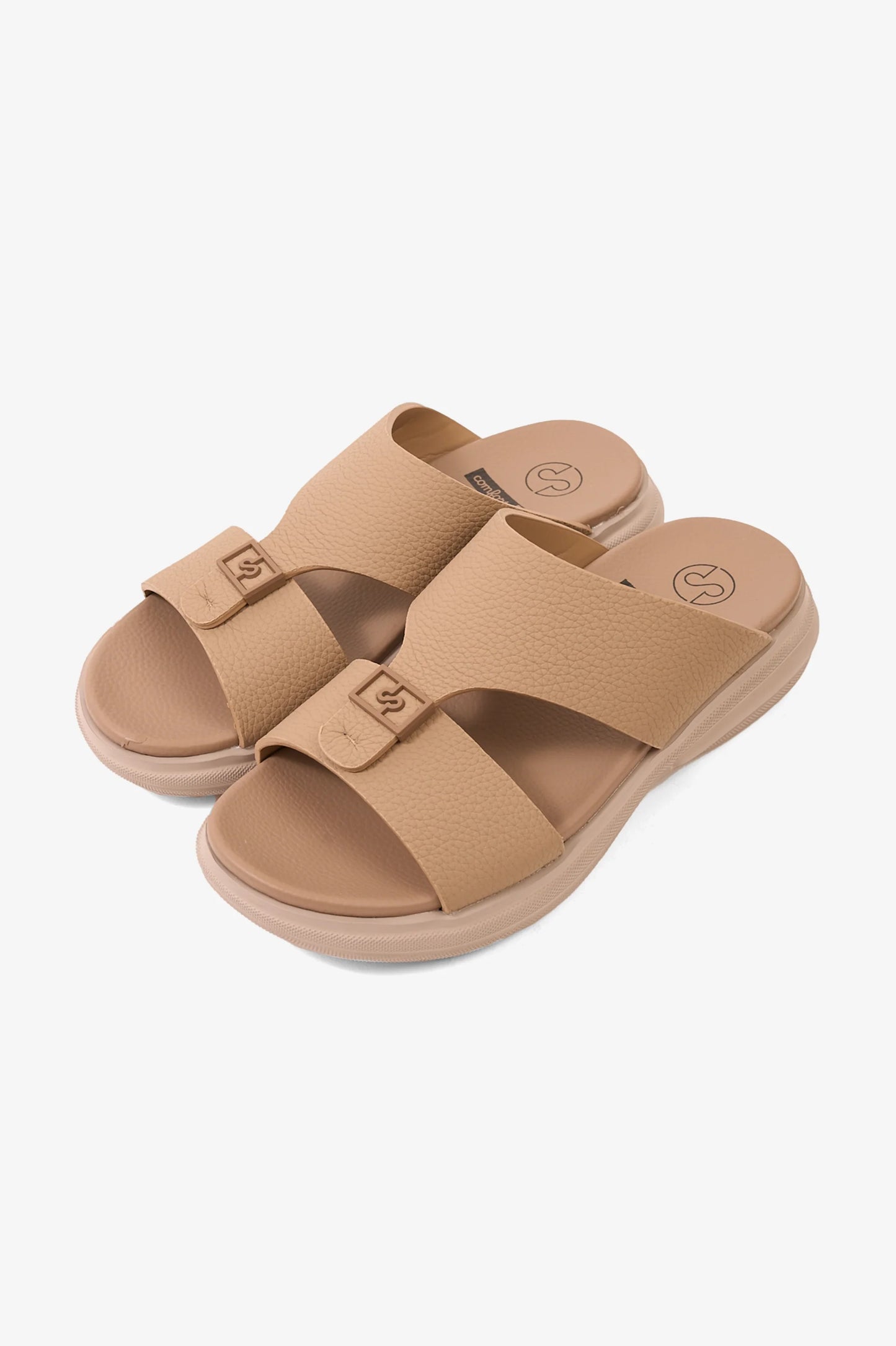Comfort Plus Men's Signature Step Arabic Sandals Khaki MSDGBCPCHDN106