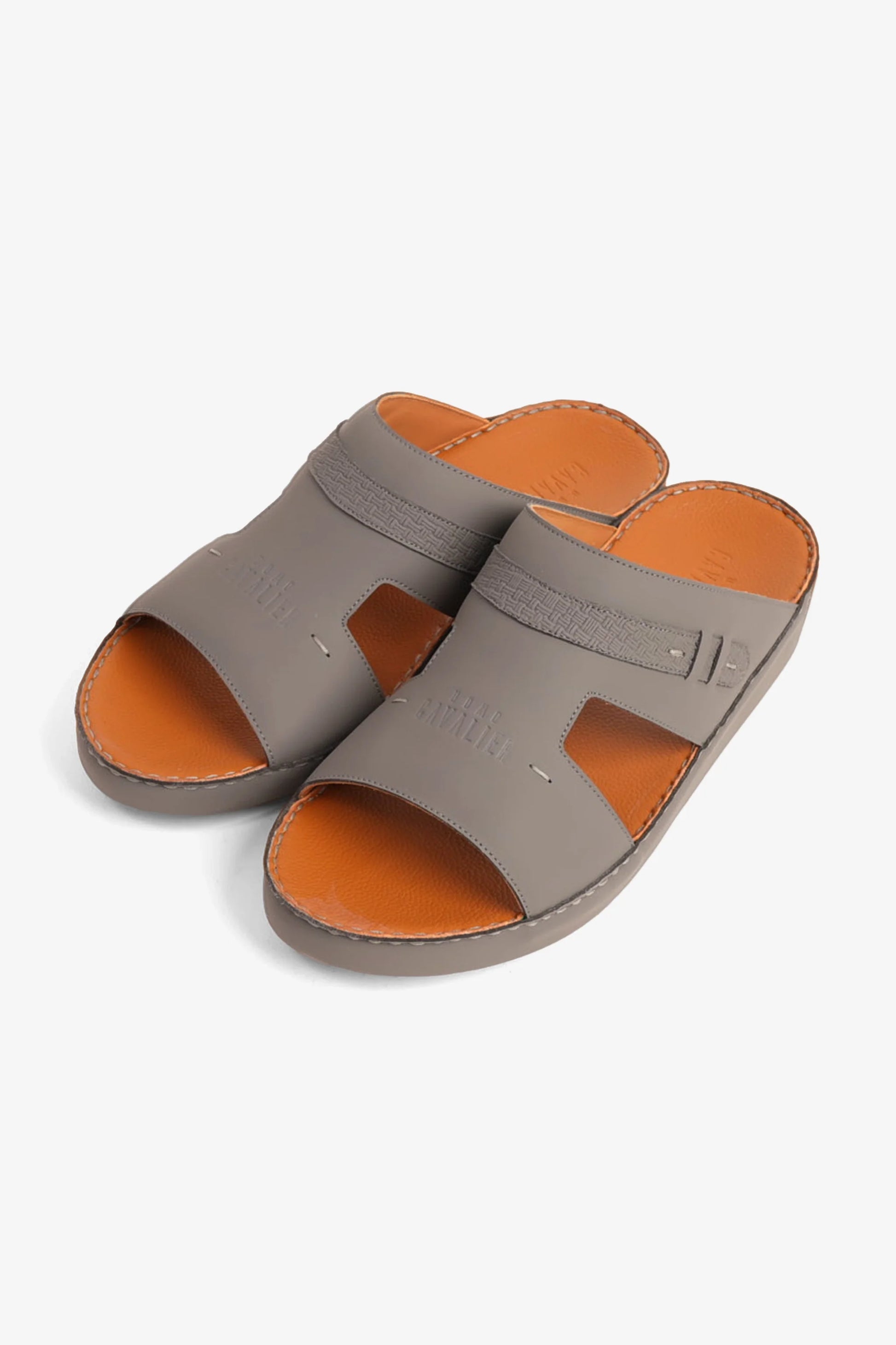 Cavalier Uomo Men's Classic Arabic Sandals Grey MSDCV1109