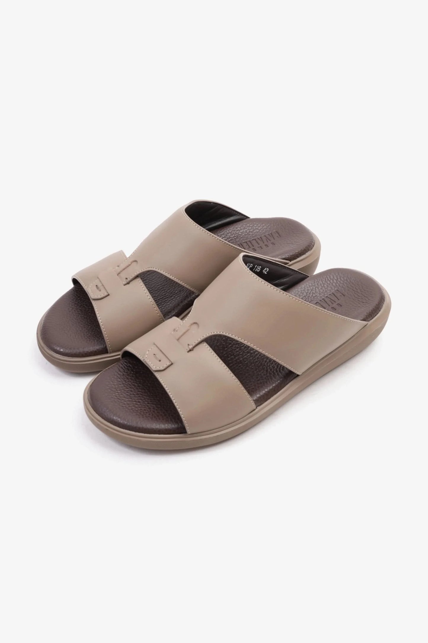 Cavalier Uomo Men's Comfortable Slip-On Sandals Stone MSDCVALP116
