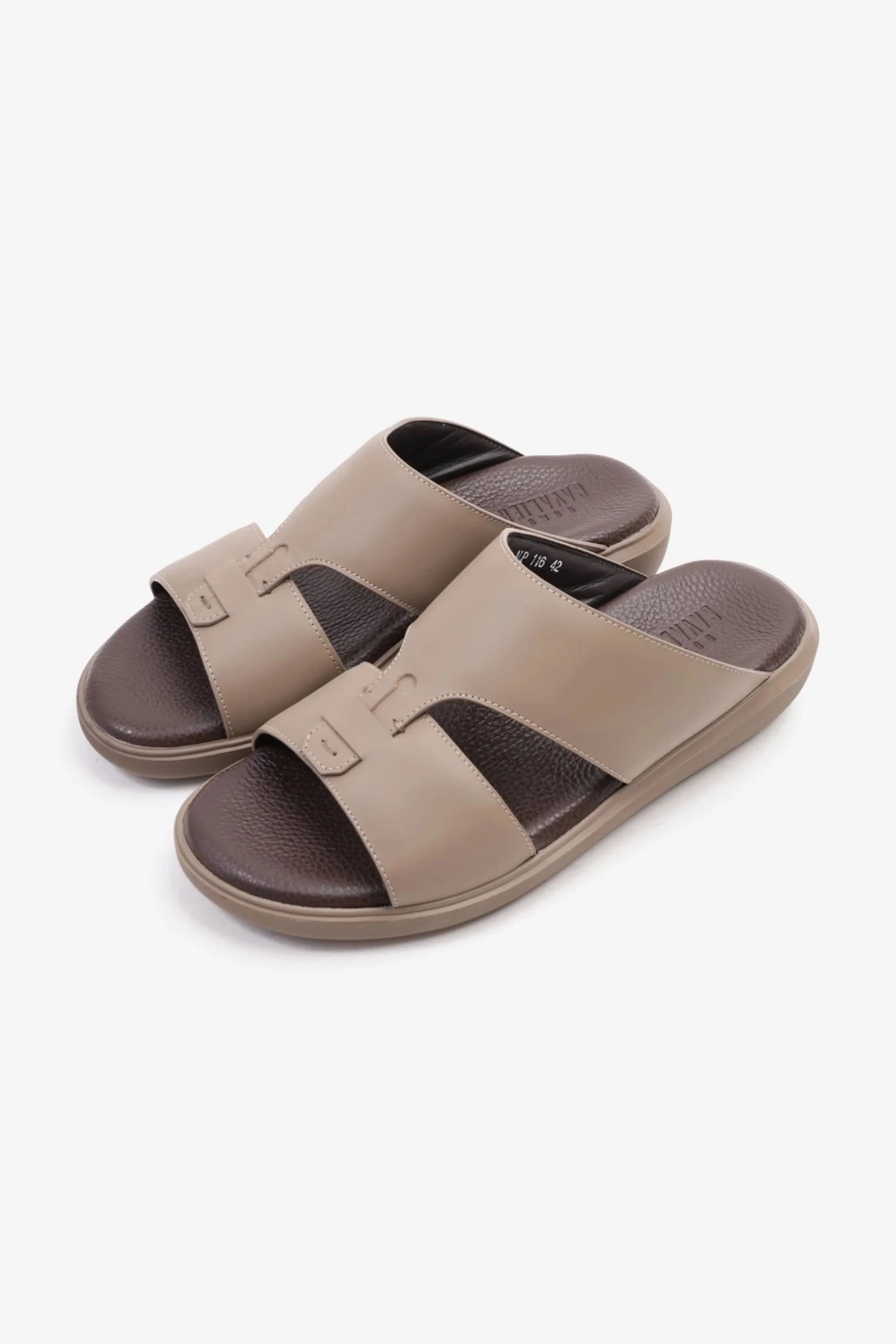 Cavalier Uomo Men's Comfortable Slip-On Sandals Stone MSDCVALP116