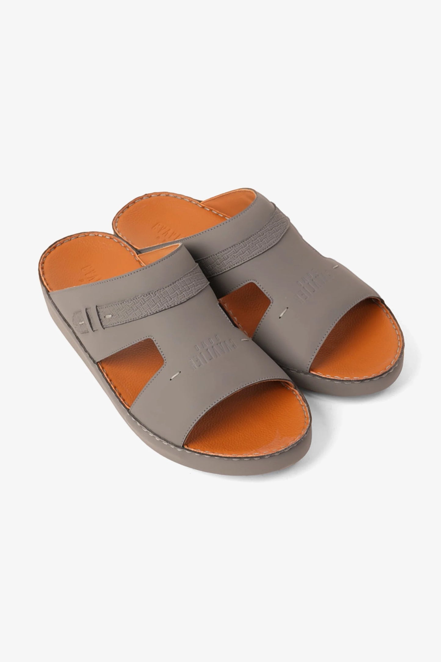 Cavalier Uomo Men's Classic Arabic Sandals Grey MSDCV1109
