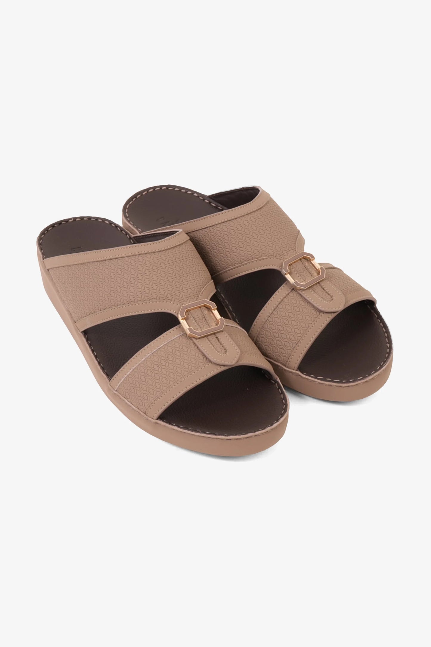 Cavalier Uomo Men's Premium Arabic Sandals Stone MSDCV1119