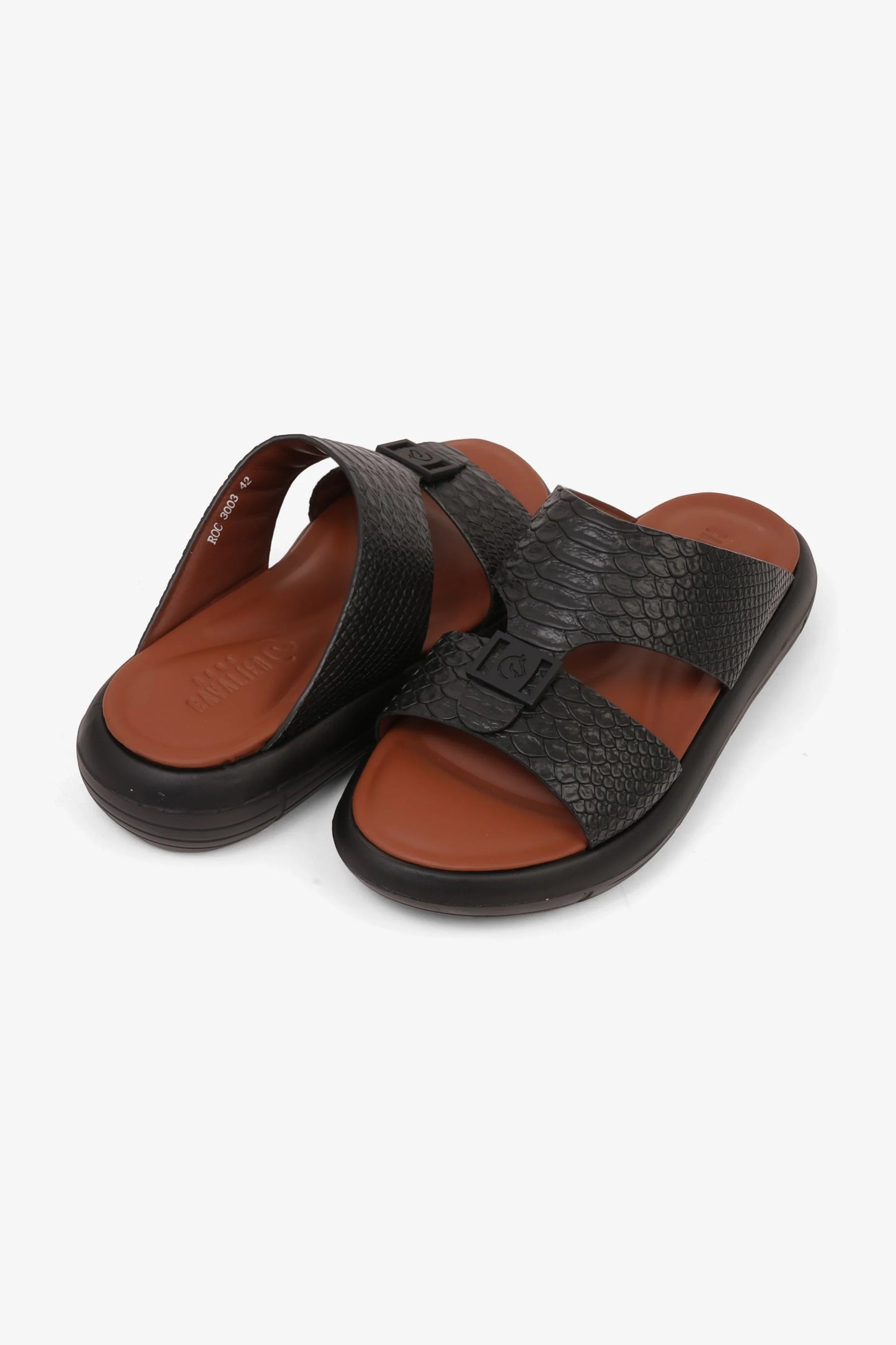 Cavalier Uomo Men's Value Arabic Sandals Black MSDCVROC3003