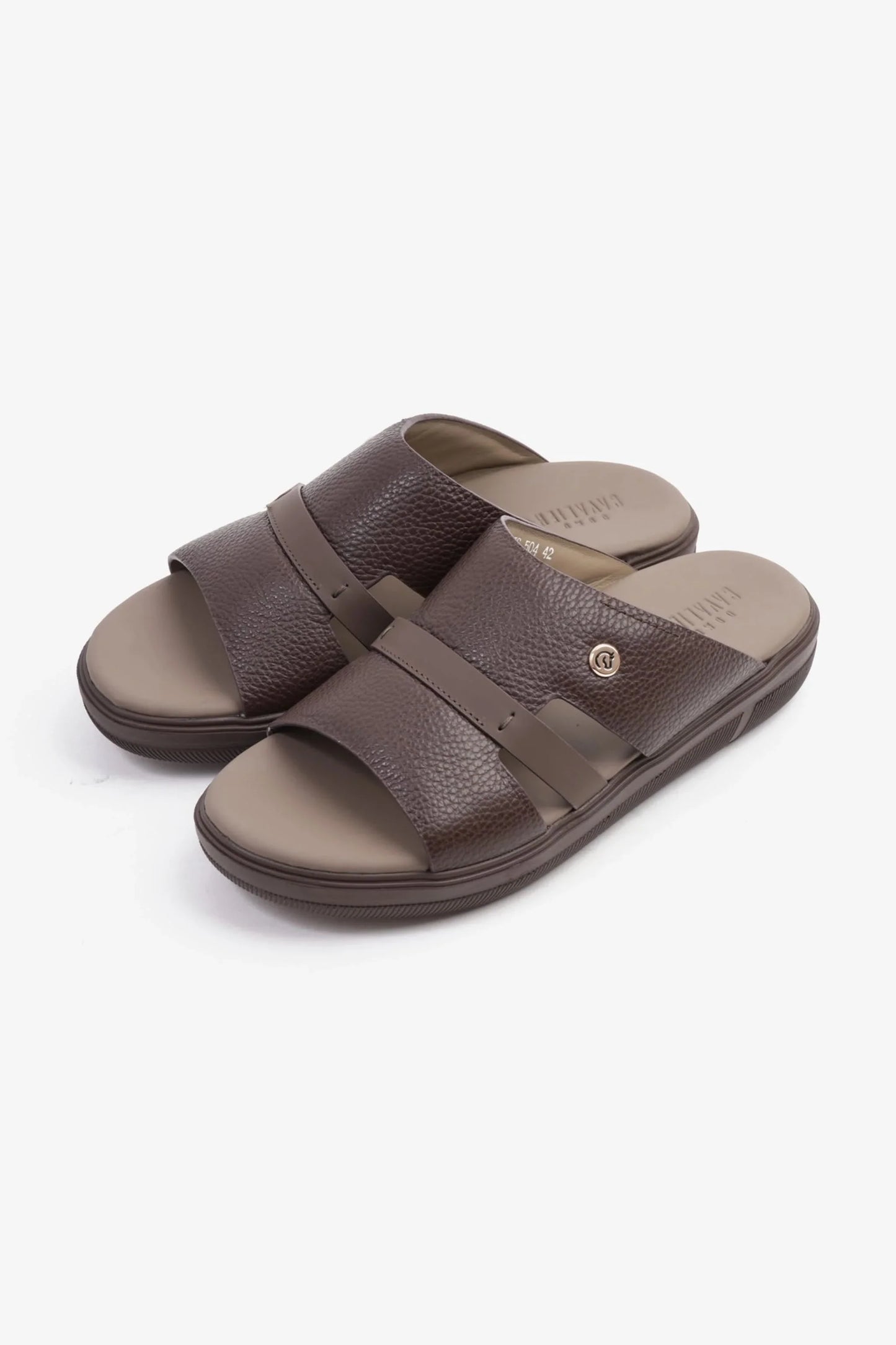 Cavalier Uomo Men's Genuine Leather Arabic Sandals Date MSDCVJS504