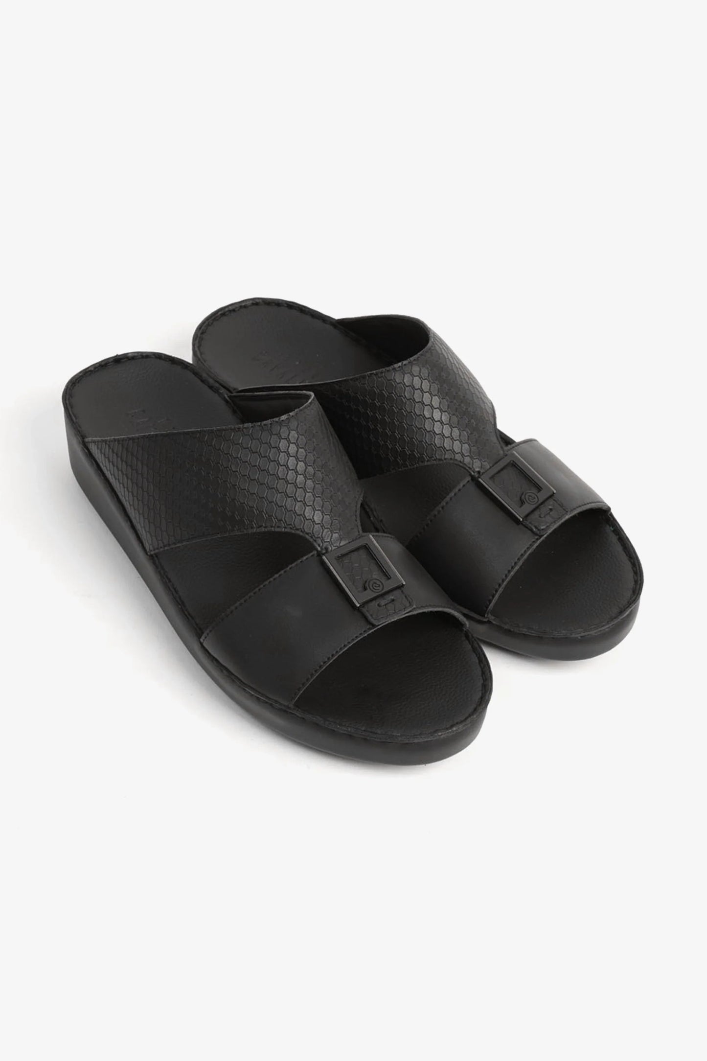Cavalier Uomo Men's Arabic Sandals Black CV1110
