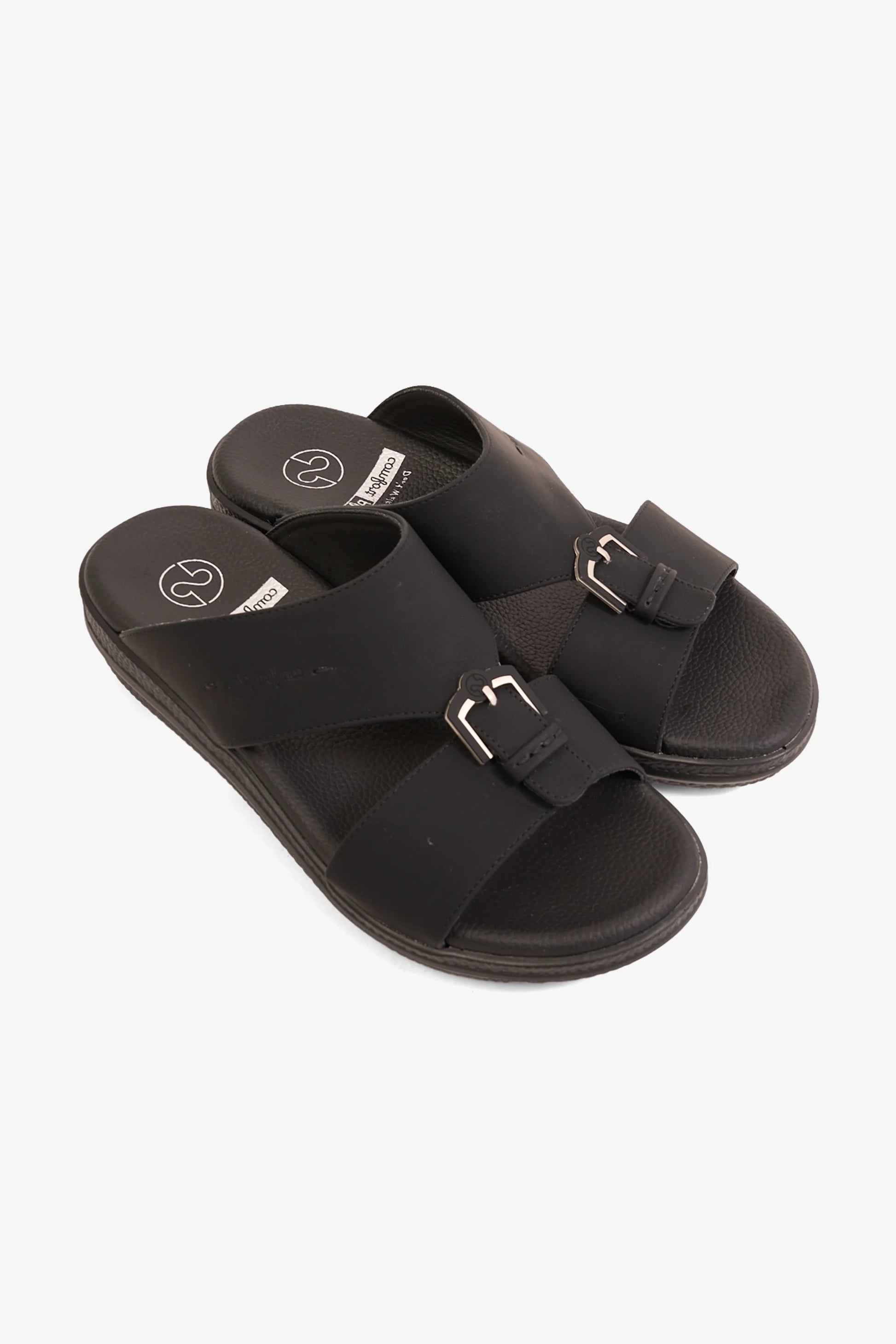 Comfort Plus Men's Infinity Step Arabic Sandals Black MSDGBCPRS101