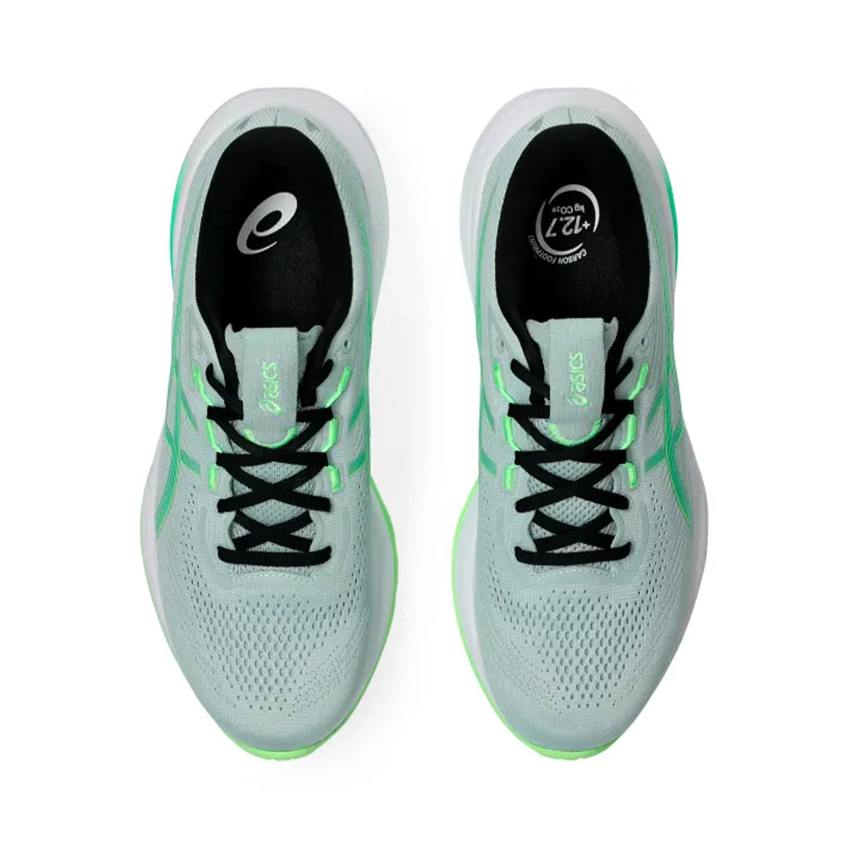 ASICS MEN SHOES GEL CUMULUS 28 COLD MOSS/VITAL GREEN-thumbmail-6