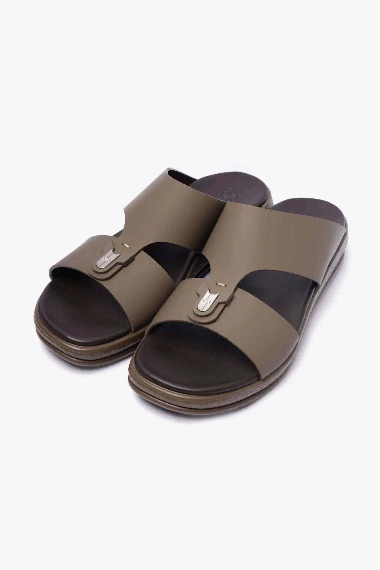 Comfort Plus Men's Leather Sandals Truffle MSDCPD101