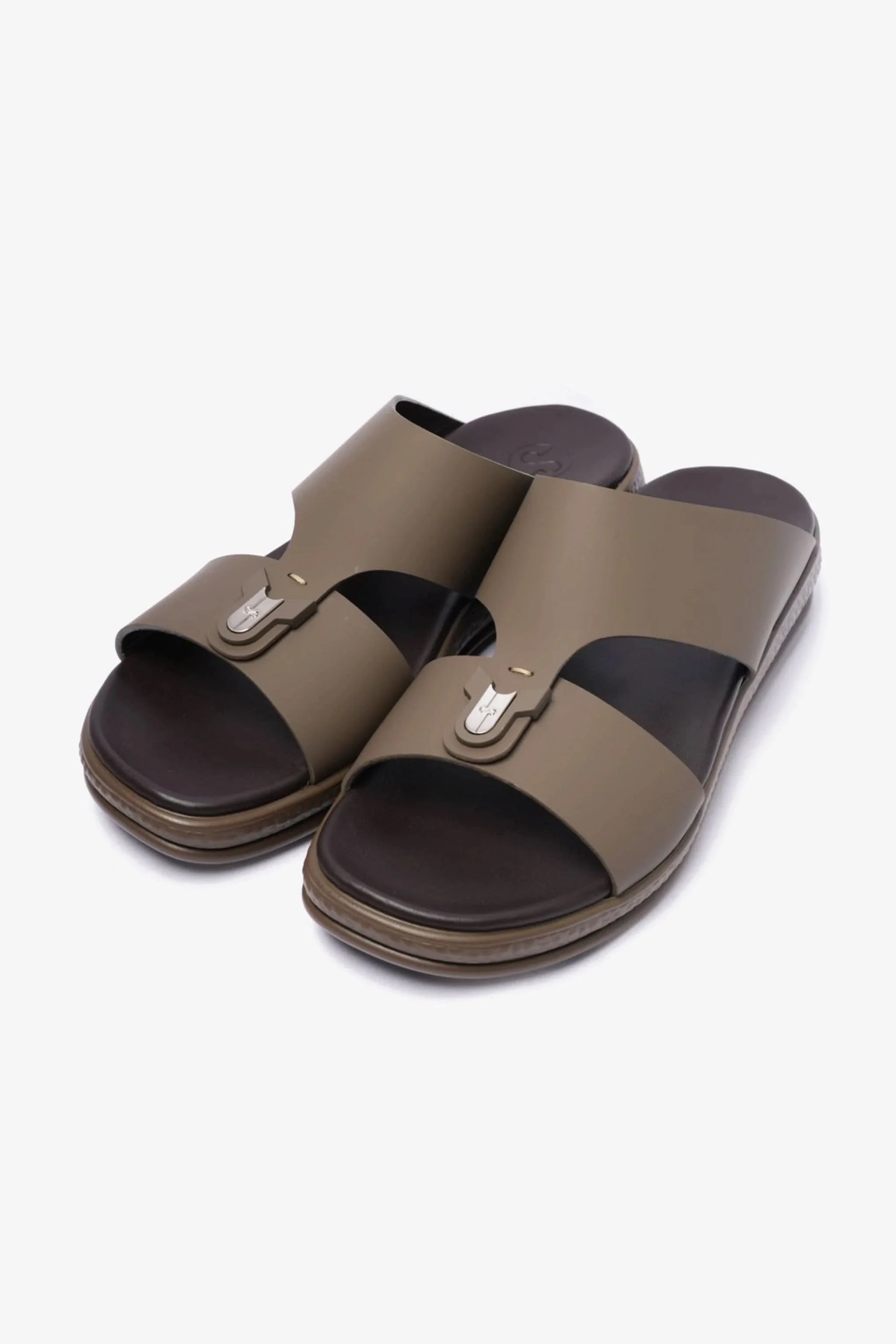 Comfort Plus Men's Leather Sandals Truffle MSDCPD101