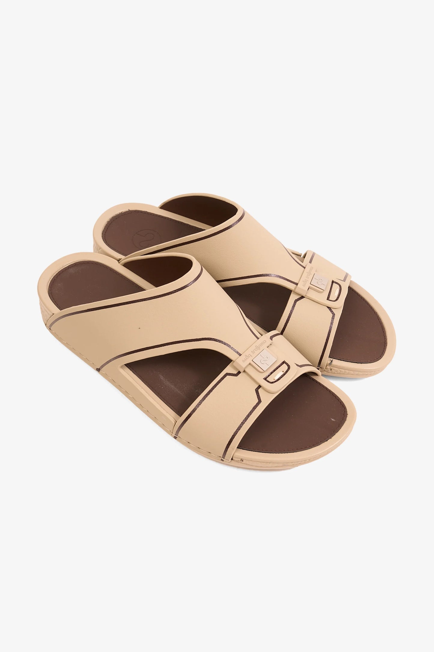 Comfort Plus Men's Equilibrium Walk Arabic Sandals Beige MSDGBCPAS107