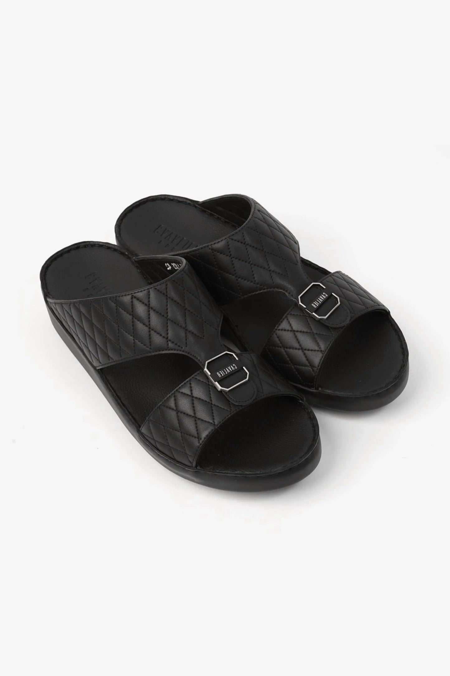 Cavalier Uomo Men's Arabic Sandals Black CV1105