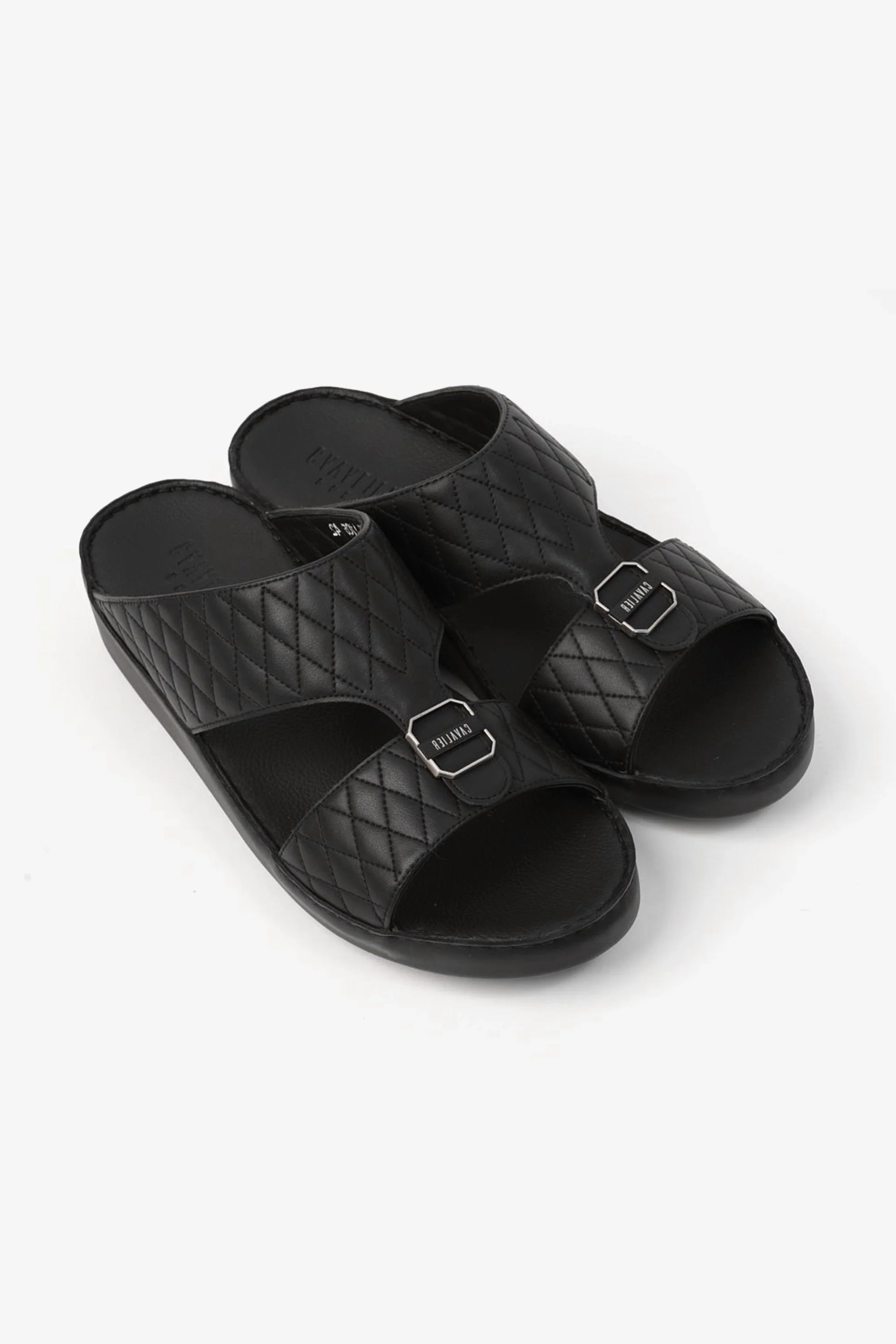 Cavalier Uomo Men's Arabic Sandals Black CV1105