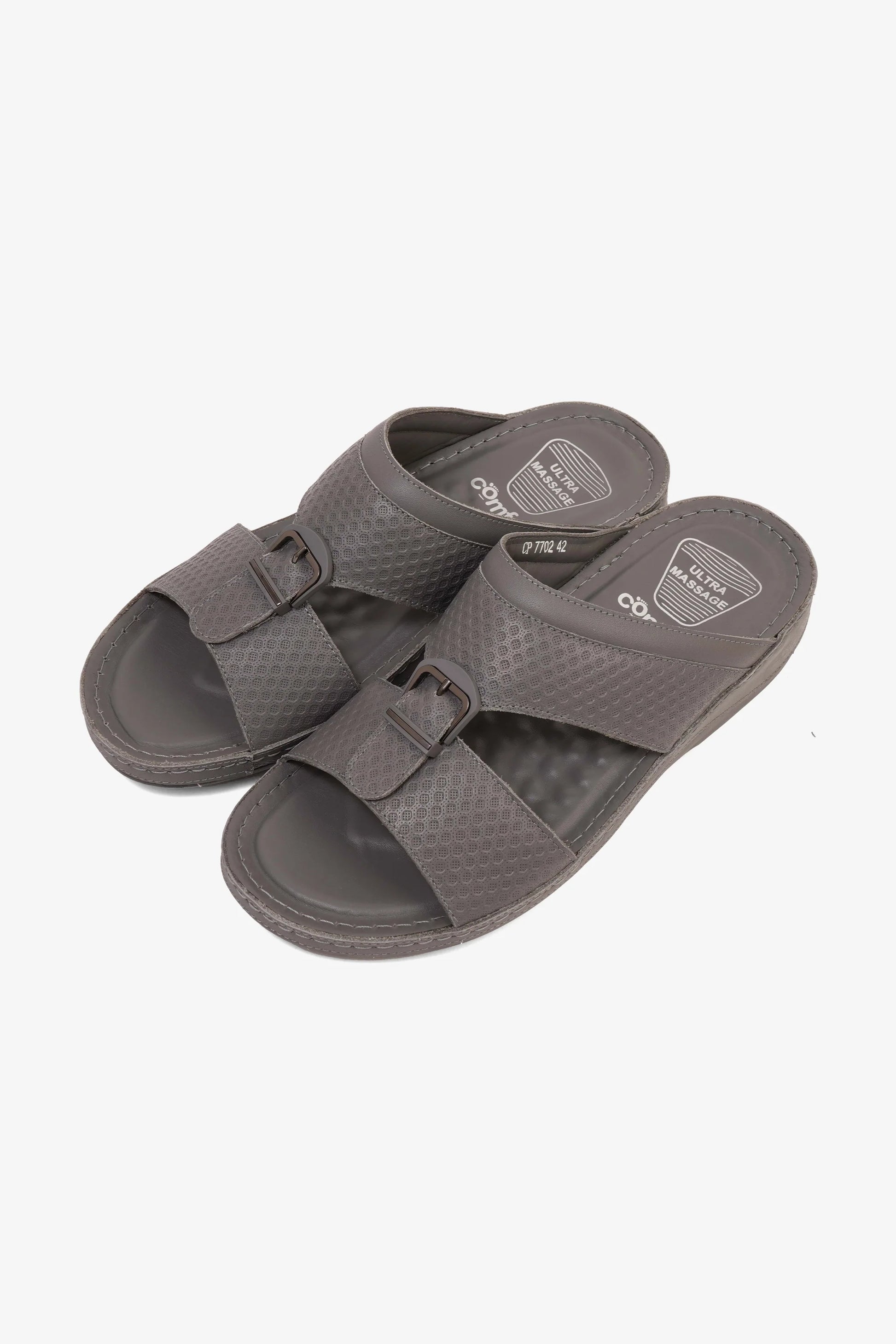 Comfort Plus Men's Arabic Sandals Grey MSDCP7702