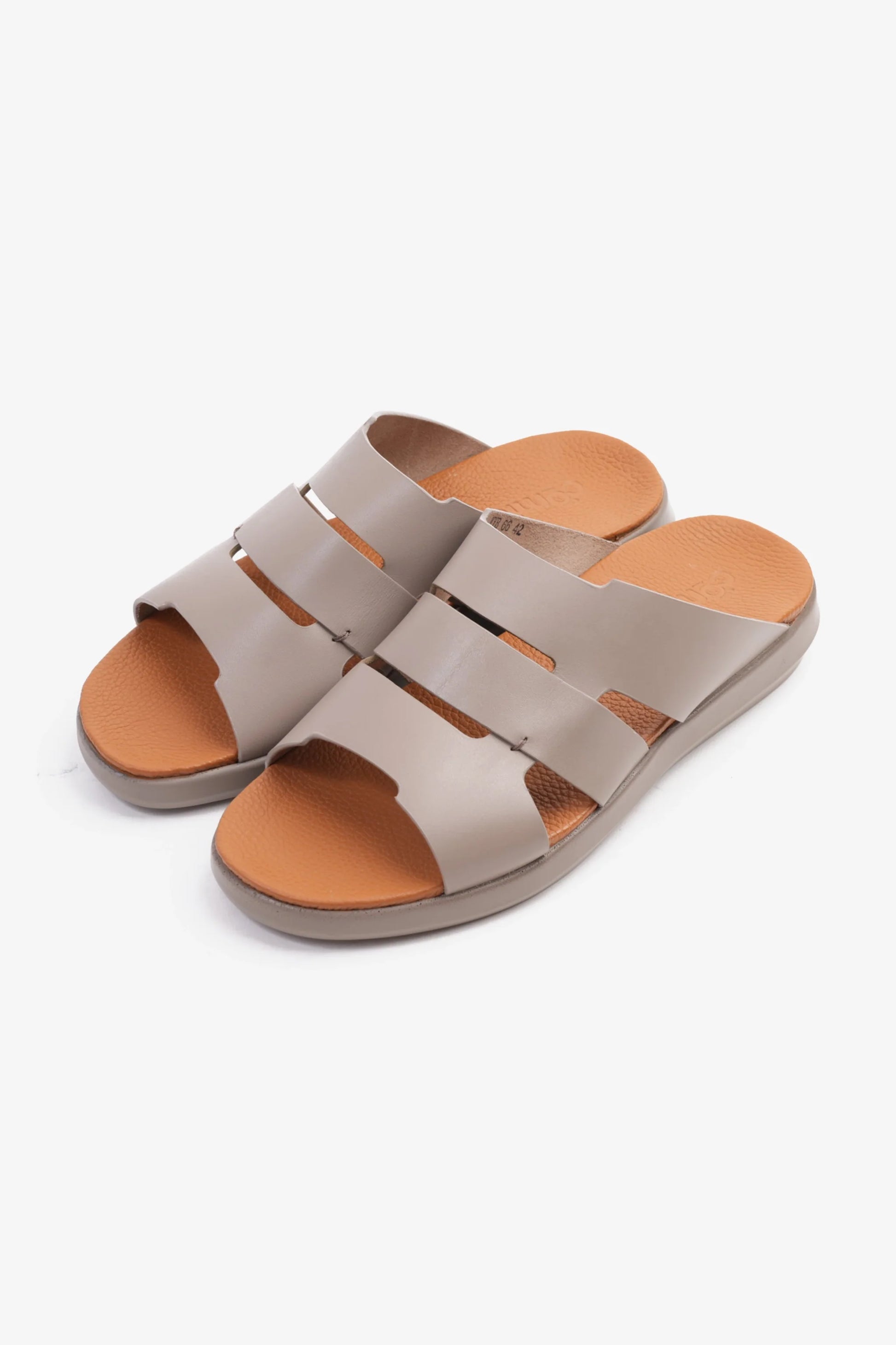 Comfort Plus Men's 2.2mm Arabic Sandals Stone MSDCPKYB66