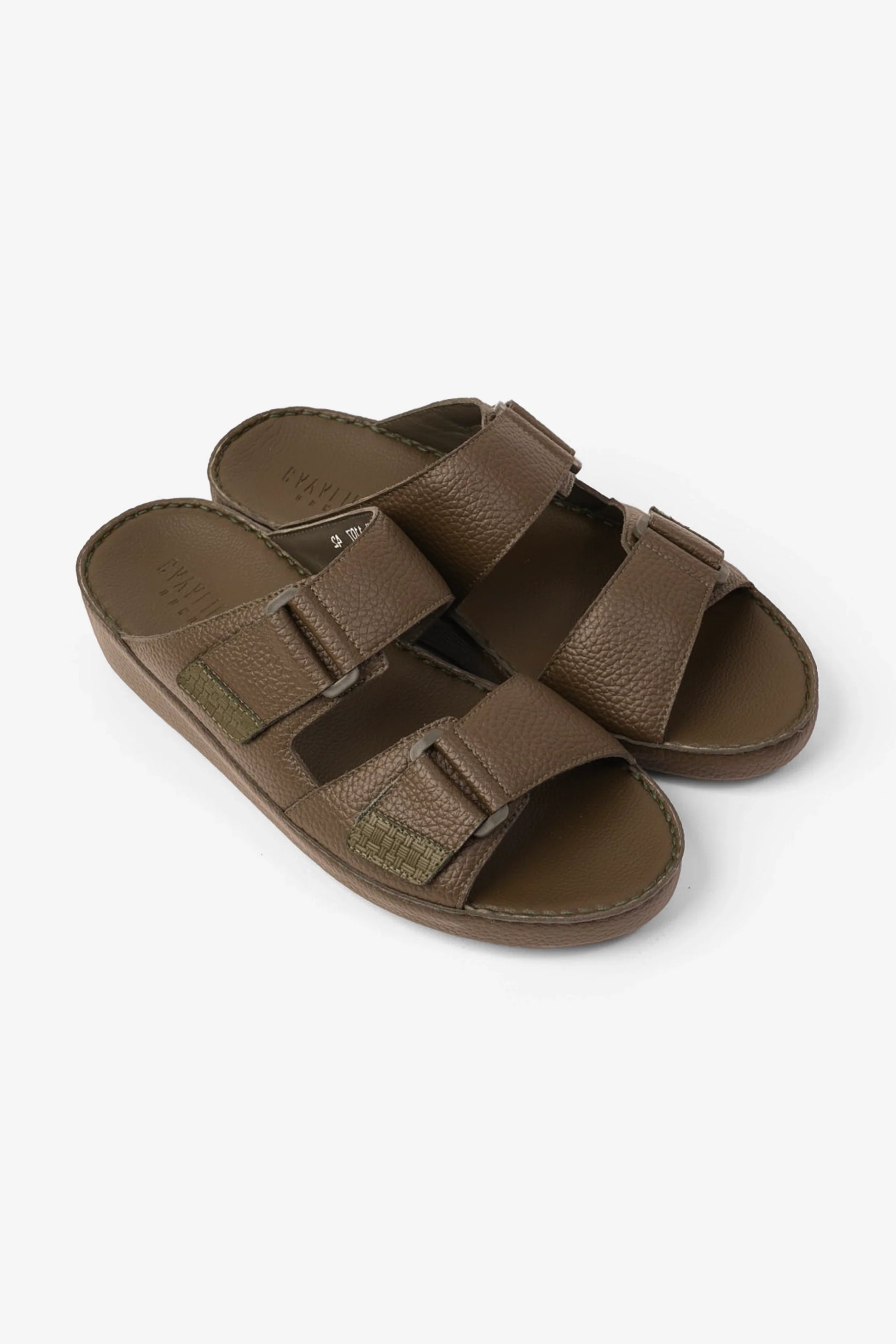 Cavalier Uomo Men's Arabic Sandals Olive MSDCV1107
